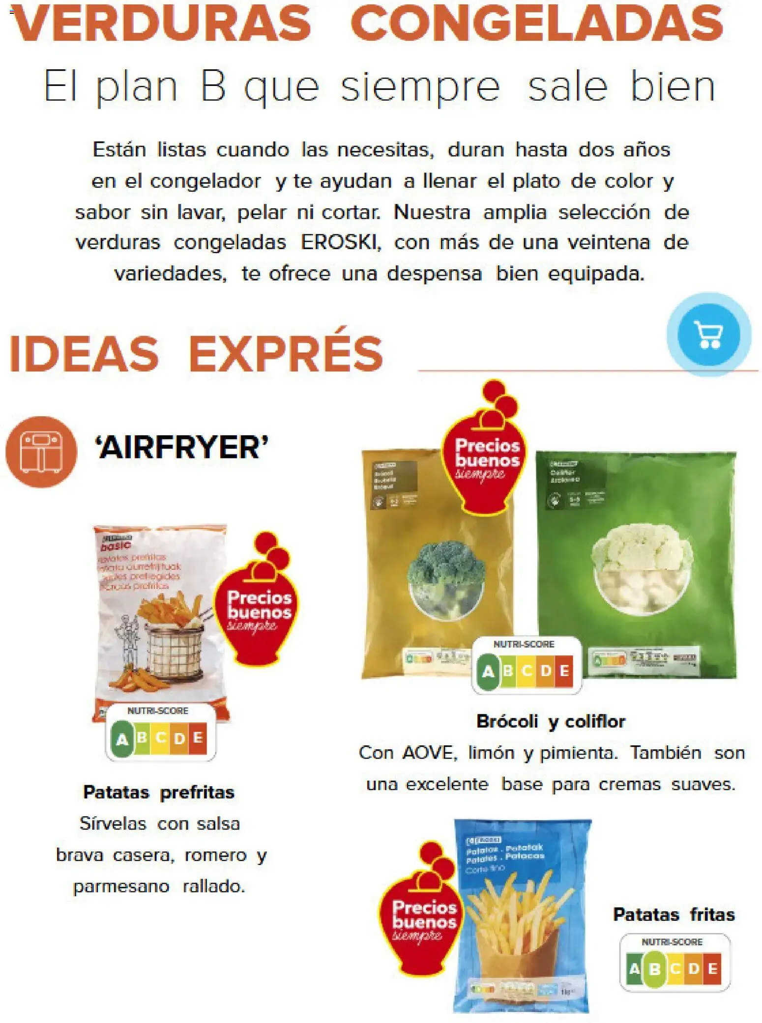 Caprabo Revista │ válido desde el 01/10/2026 | Página: 33 | Productos: Coliflor, Té, Congelador, Brócoli