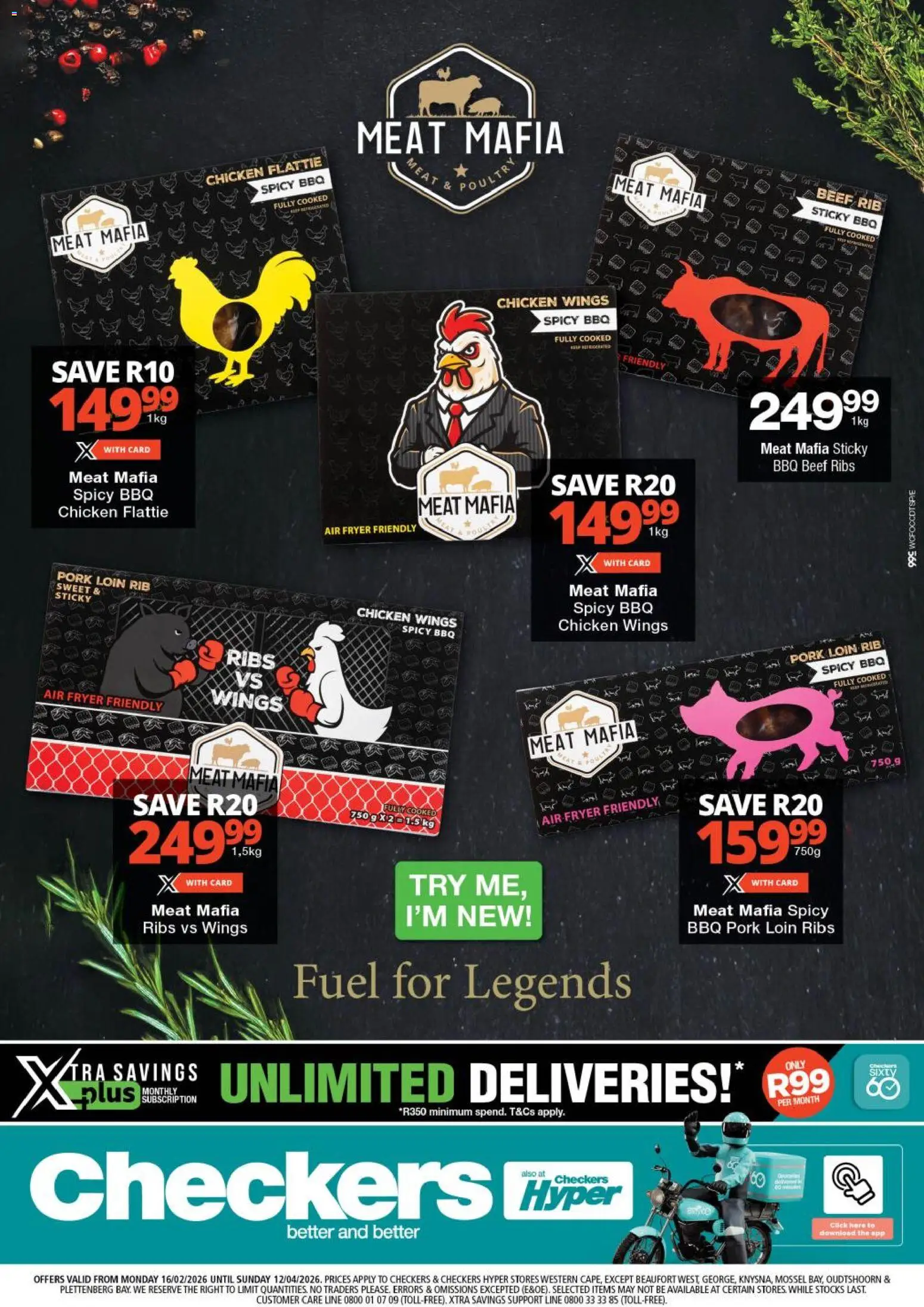Checkers - Western Cape - Meat Mafia Promotion (16/02/2026 - 12/04/2026 ...