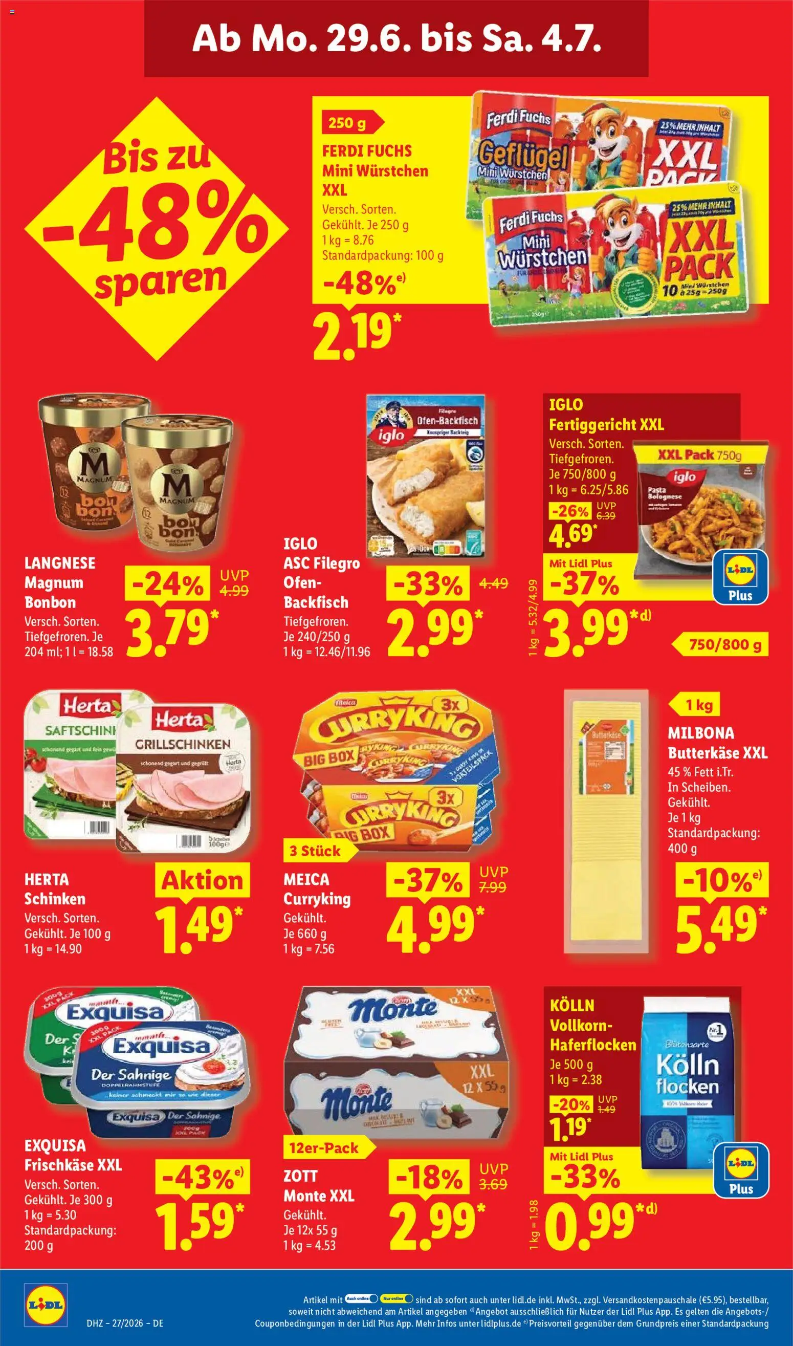 Lidl Prospekt | 29.06.2026 | Wie erhält man einen begrenzten Rabatt? | Deutschland