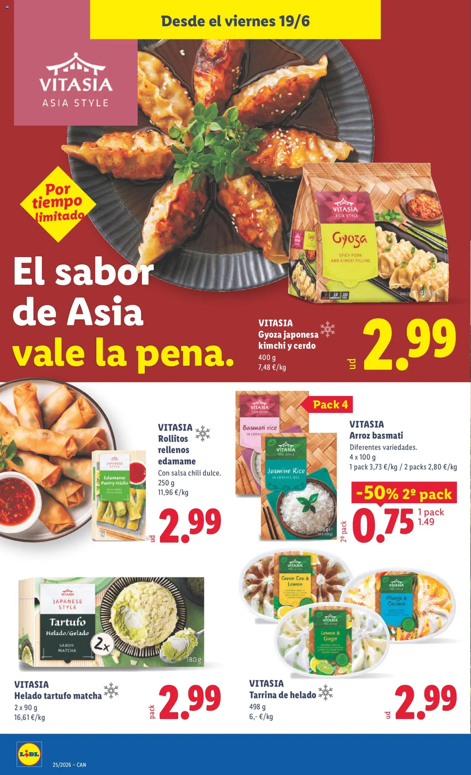 Lidl folleto Canarias │ válido desde el 15.06.2026 | Página: 44 | Productos: Cerdo, Arroz, Helado, Ρούτερ