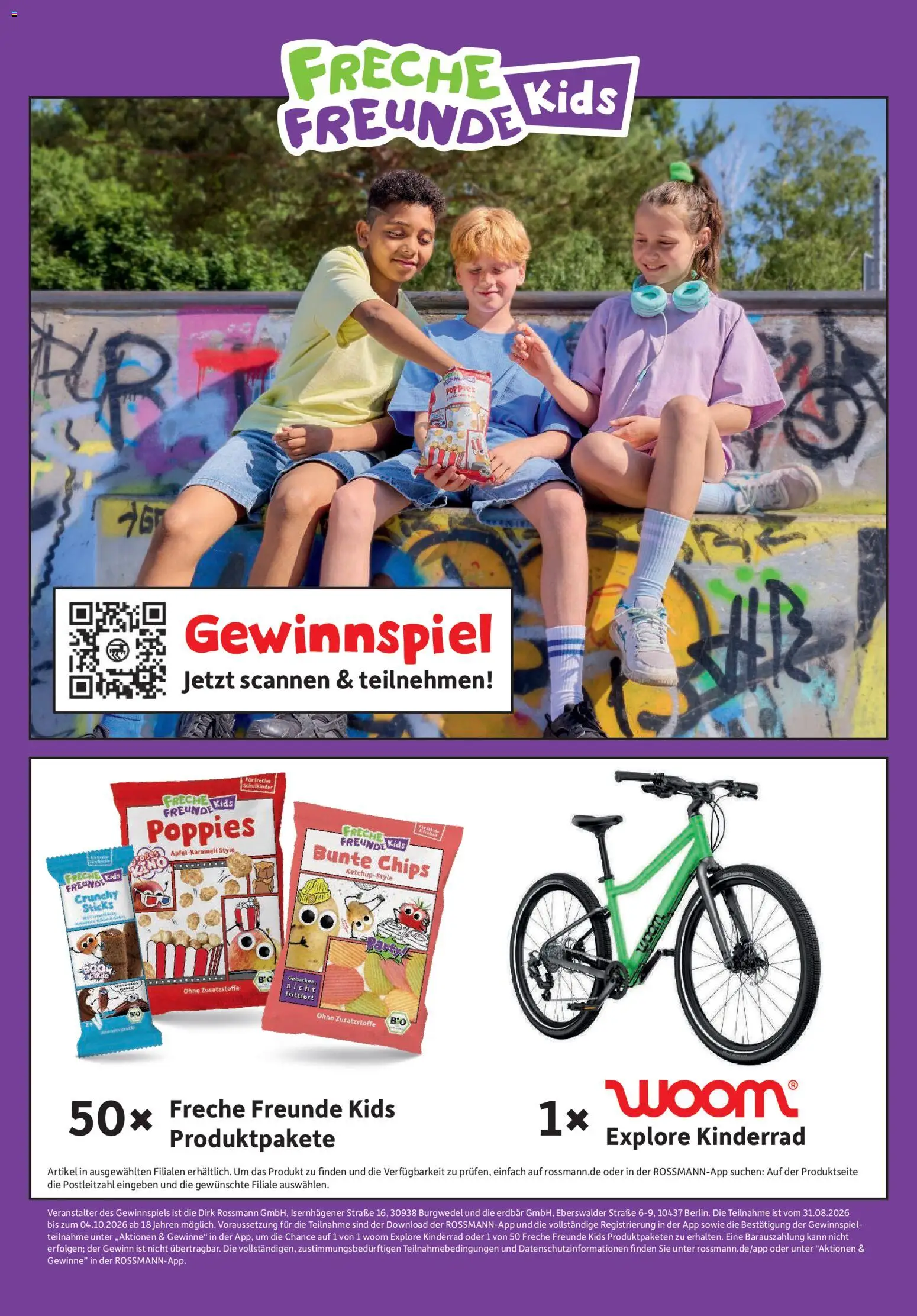 Rossmann Centaur – gültig ab 01.09.2026 | Seite: 75 | Produkte: Kinderrad, Chips