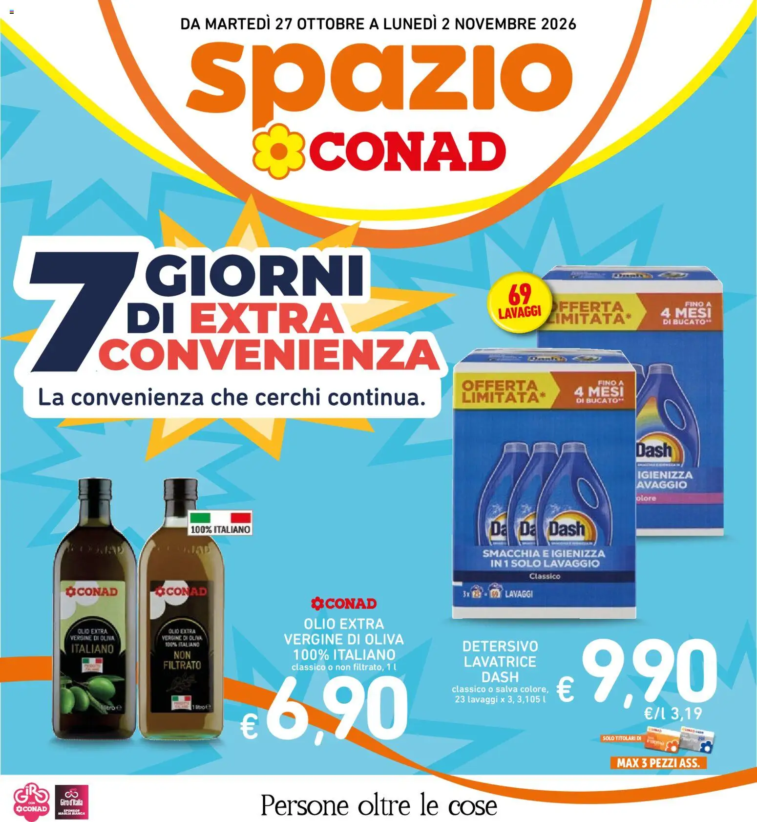 Volantino Spazio Conad del 20/10/2026 | Pagina: 28 | Prodotti: Olio, Lavatrice
