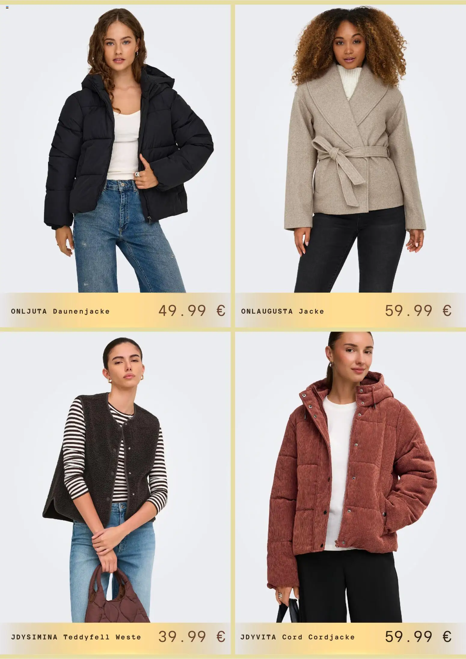 ONLY Prospekt – gültig ab 16.09.2026 | Seite: 3 | Produkte: Daunenjacke, Weste, Jacke