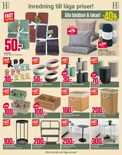 ÖoB erbjudanden - Förhandsvisning av reklamblad från butik ÖoB aktuell från 31/08/2026 | Sida: 9 | Produkter: Handduk, Lakan, Bäddset, Metallhylla