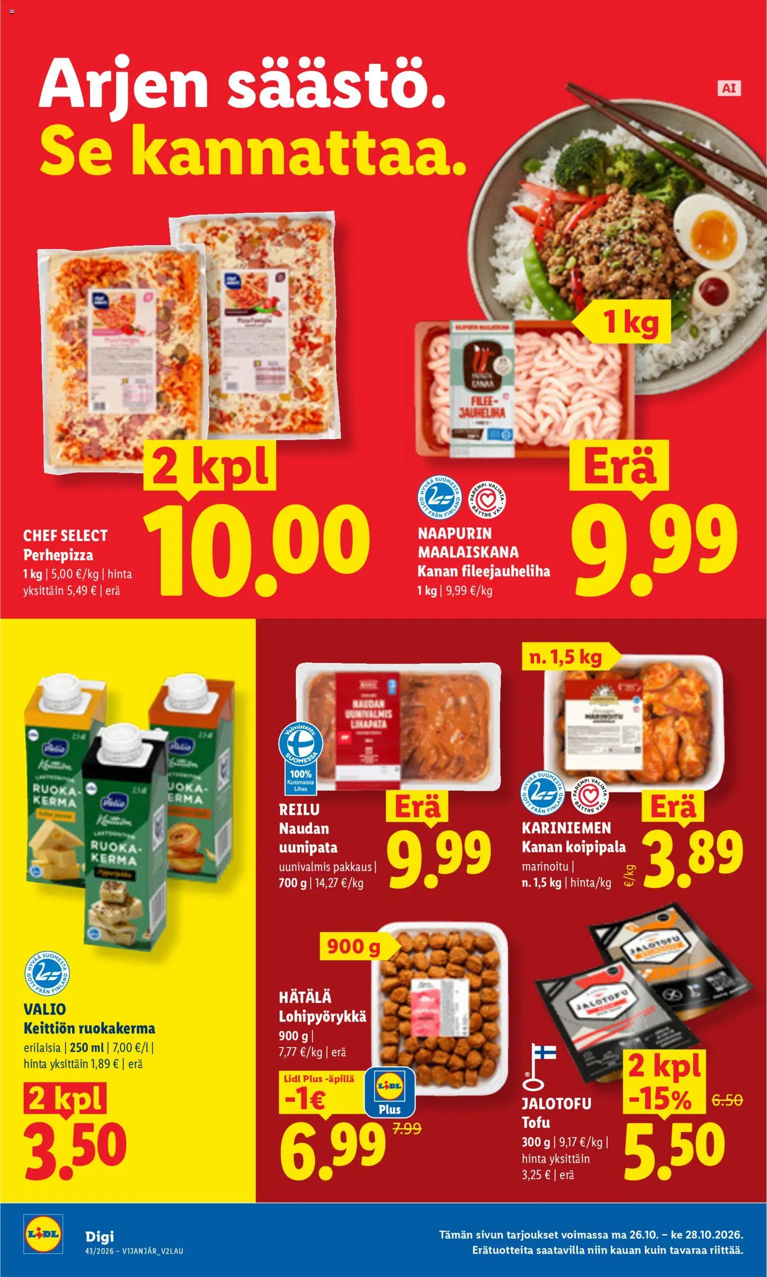 Lidl tarjoukset – voimassa 26/10/2026 alkaen | Sivu: 4
