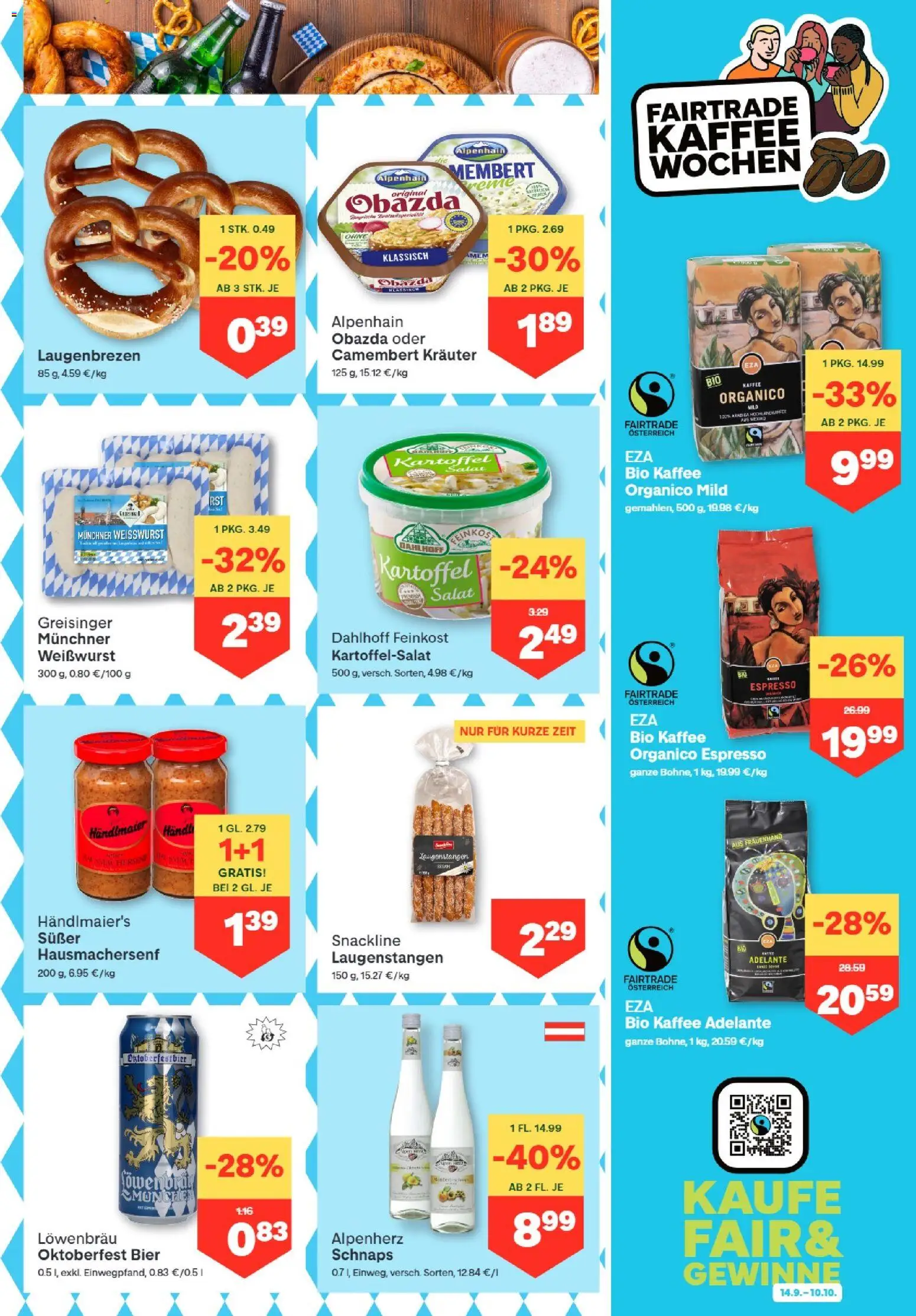 MPREIS Lenzing gültig ab 17.09.2026 | Seite: 7 | Produkte: Salat, Kaffee, Bier