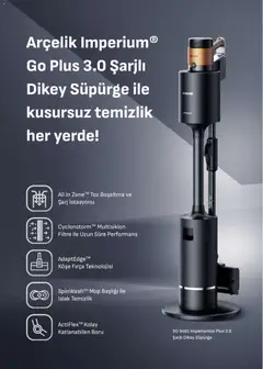 01 Temmuz 2026 tarihinden itibaren geçerli olan Arçelik kataloğu önizlemesi | Sayfa: 60 | Ürünler: Robot, Paspas, Robot süpürge
