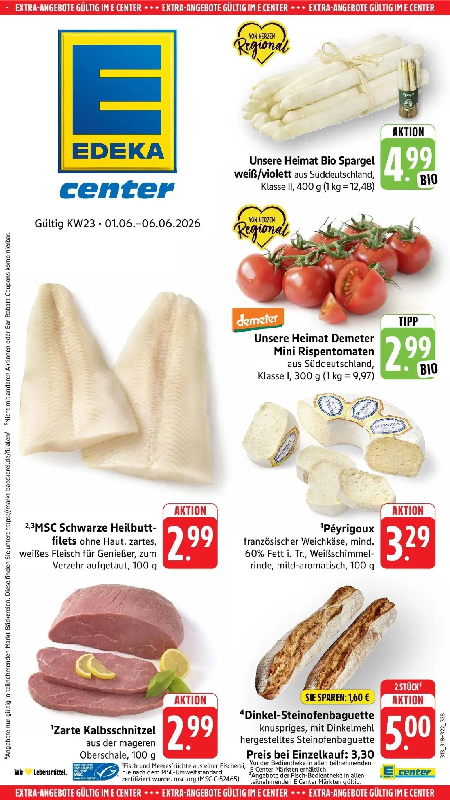 Edeka Prospekt Ulm-Lehr – gültig ab 01.06.2026 | Seite: 40 | Produkte: Spargel, Fisch, Meeresfrüchte, Fleisch