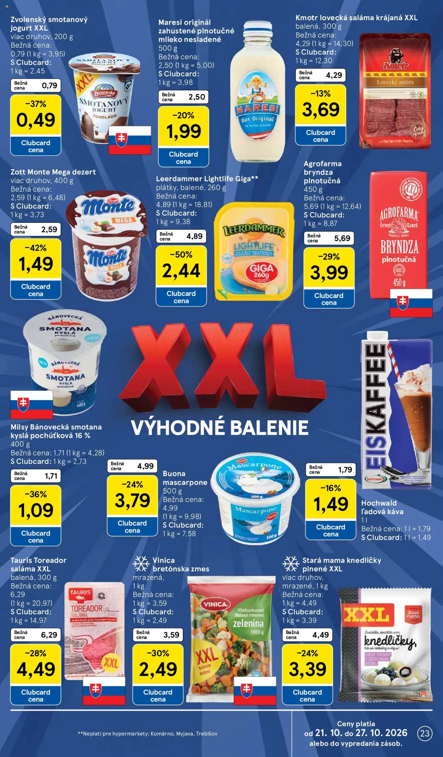 Nové Tesco akcie – leták je platný od 21.10.2026 | Strana: 23