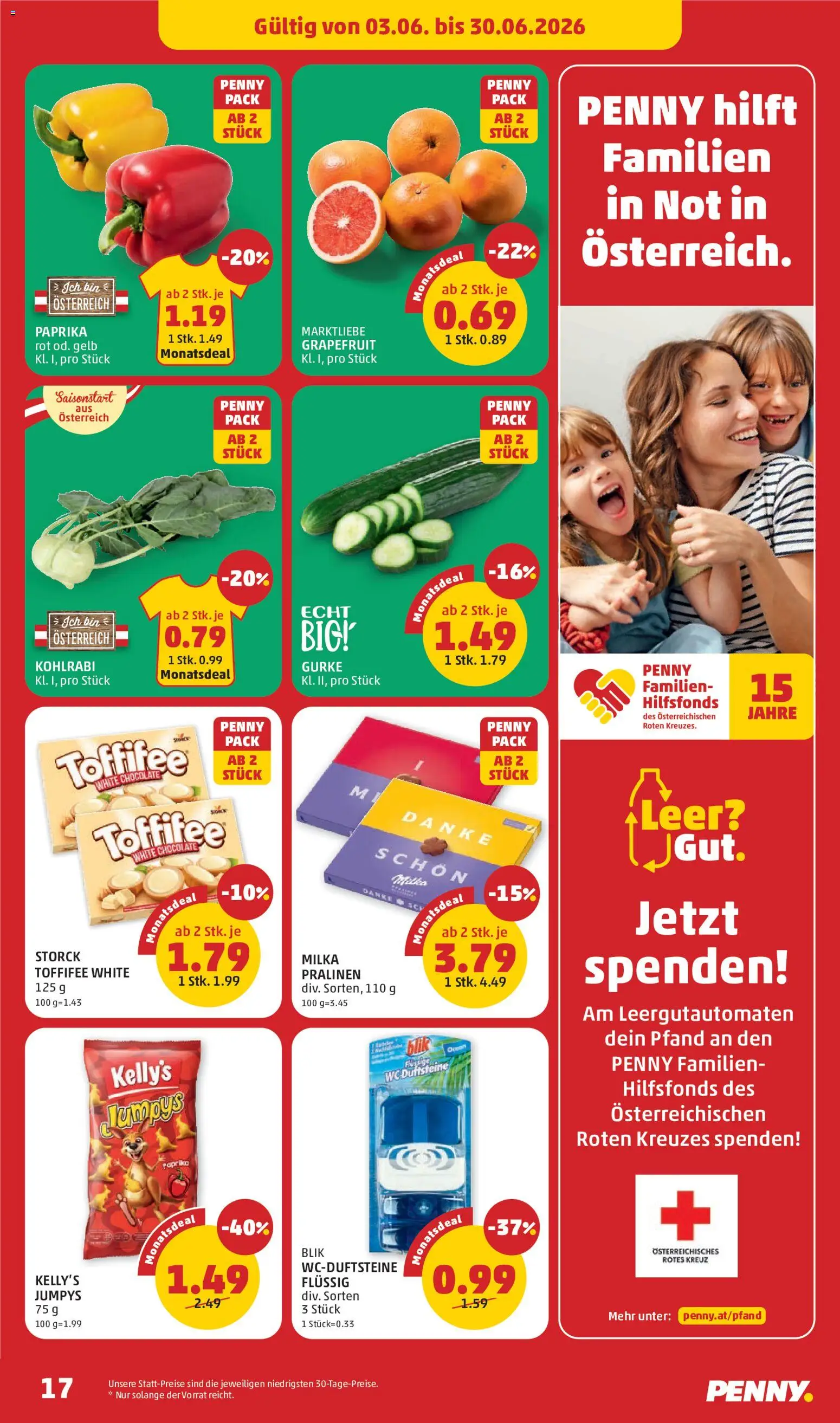 Penny Markt - Flugblatt gültig ab 03.06.2026 | Seite: 17 | Produkte: Grapefruit