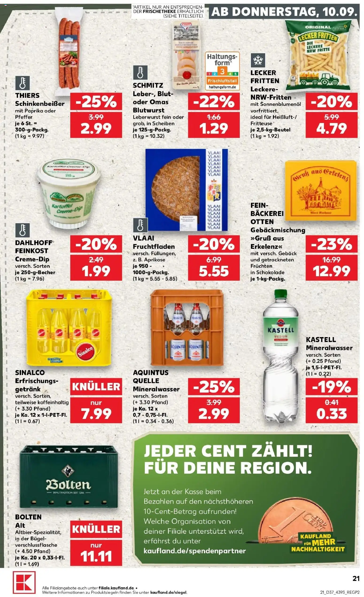 Prospekt Kaufland ab 07.09.2026 » Angebote Online zum Blättern | Seite: 30 | Produkte: Bäckerei, Schokolade, Paprika, Fritteuse