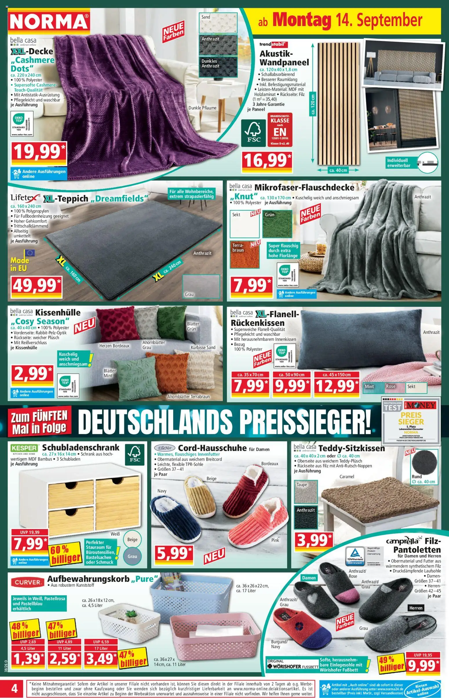 Norma Prospekt – gültig ab 14.09.2026 | Seite: 4