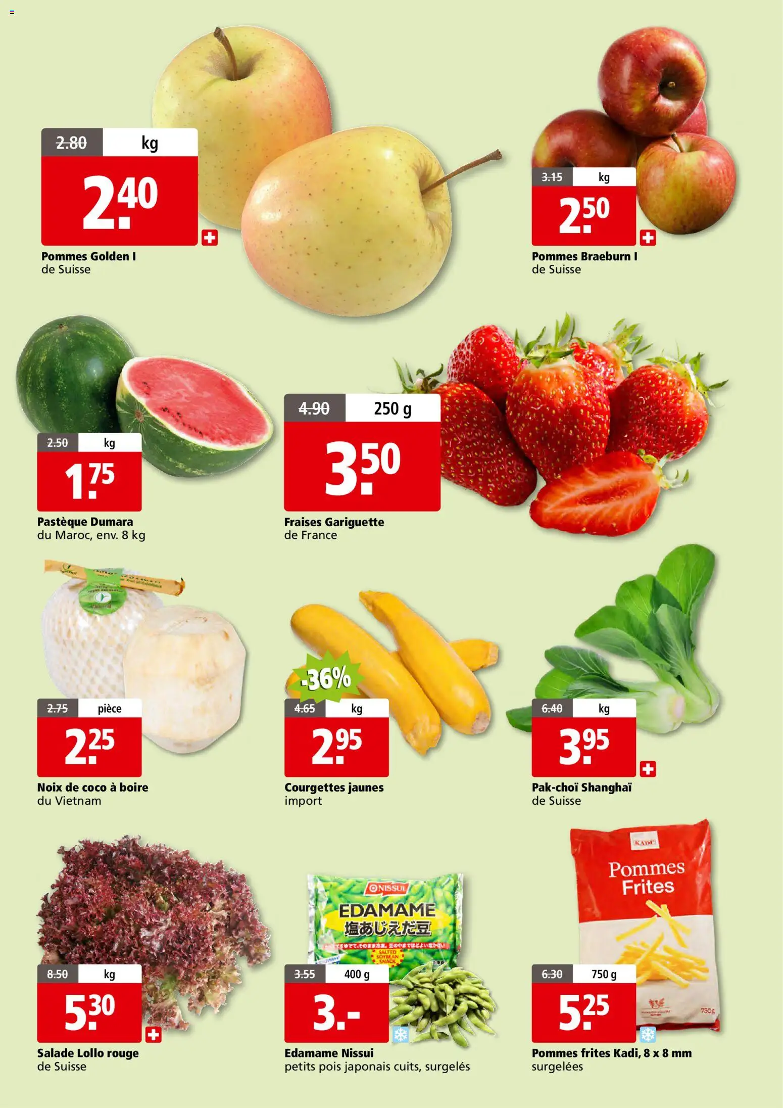Aligro aktionen 2000 Chavannes, Matran, Genève, Sion – gültig ab 04.05.2026 | Seite: 6 | Produkte: Pommes Frites, Rouge