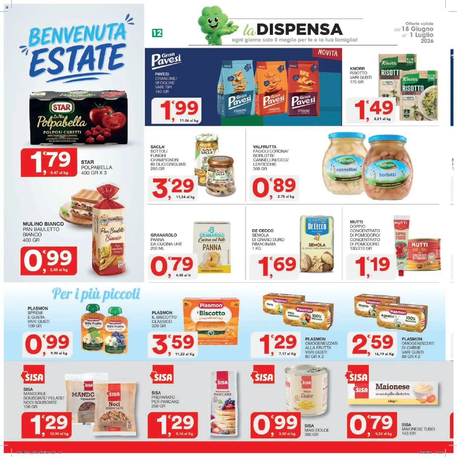 Volantino SISA del 18.06.2026 | Pagina: 12