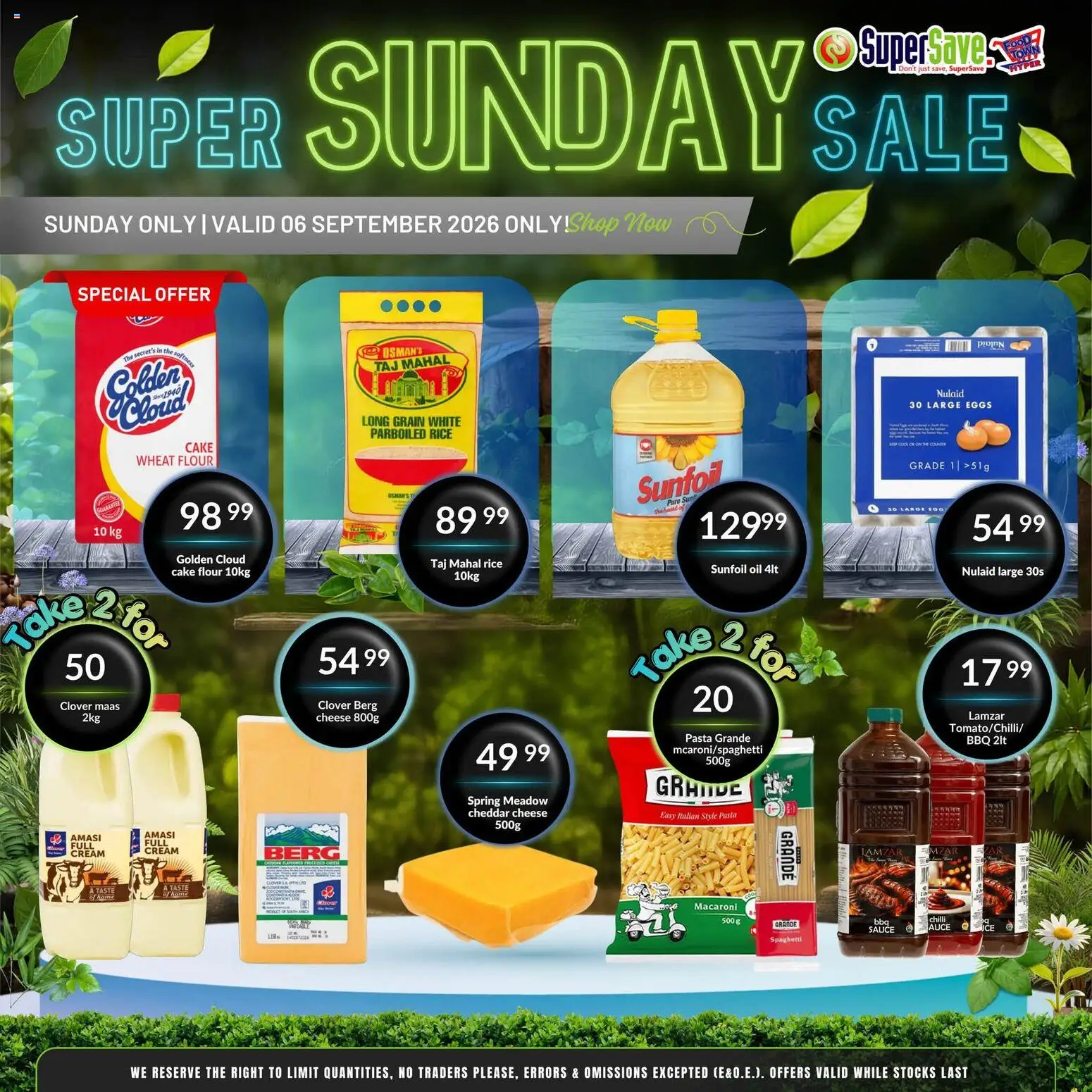 New Super Save catalogue – valid from 06/09/2026 | Page: 2 | Products: Cheese, Rice, Cream cream, Sauce