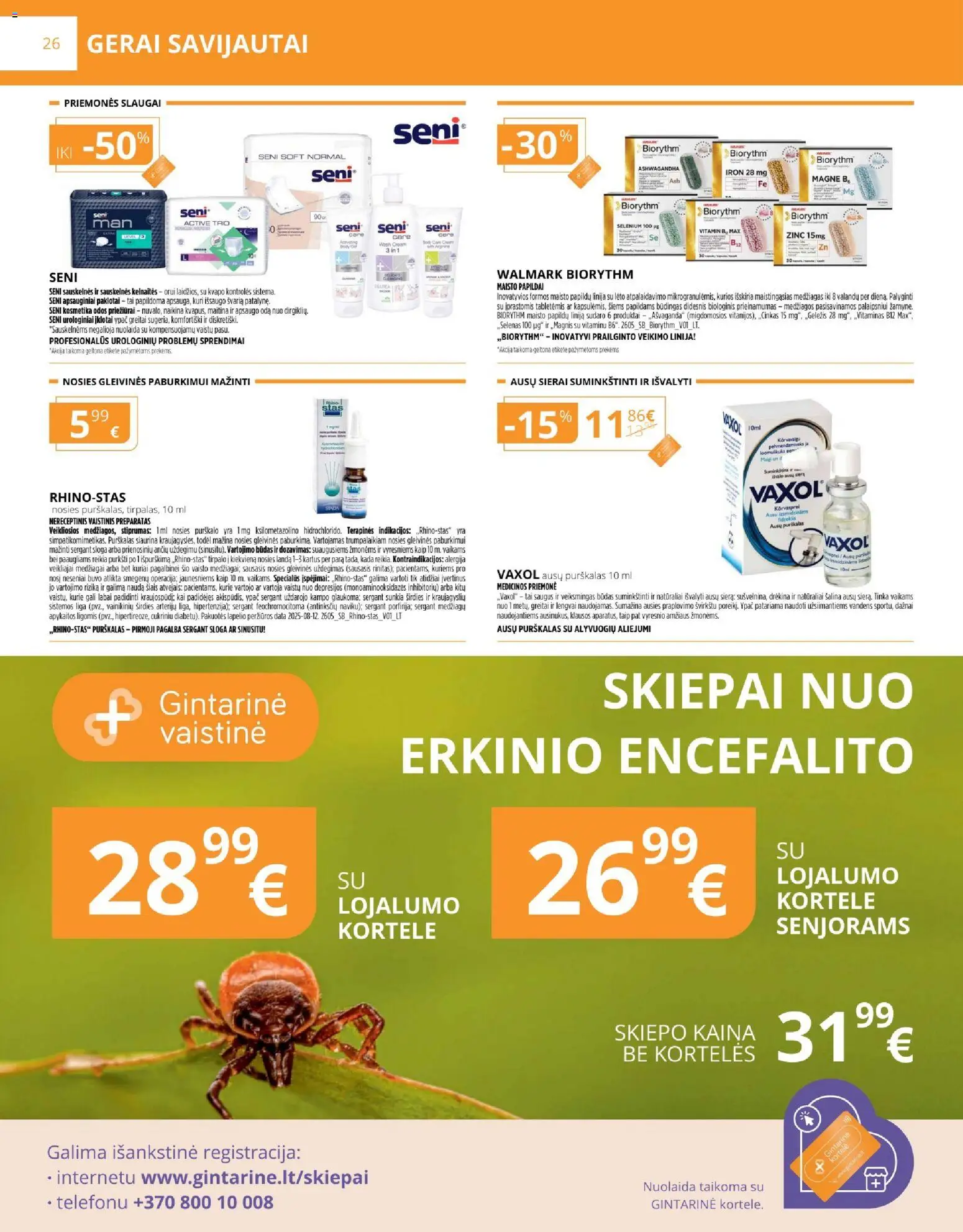 Gintarinė akcijos nuo 01.06.2026 | Puslapis: 26 | Prekių: Kelnaitės