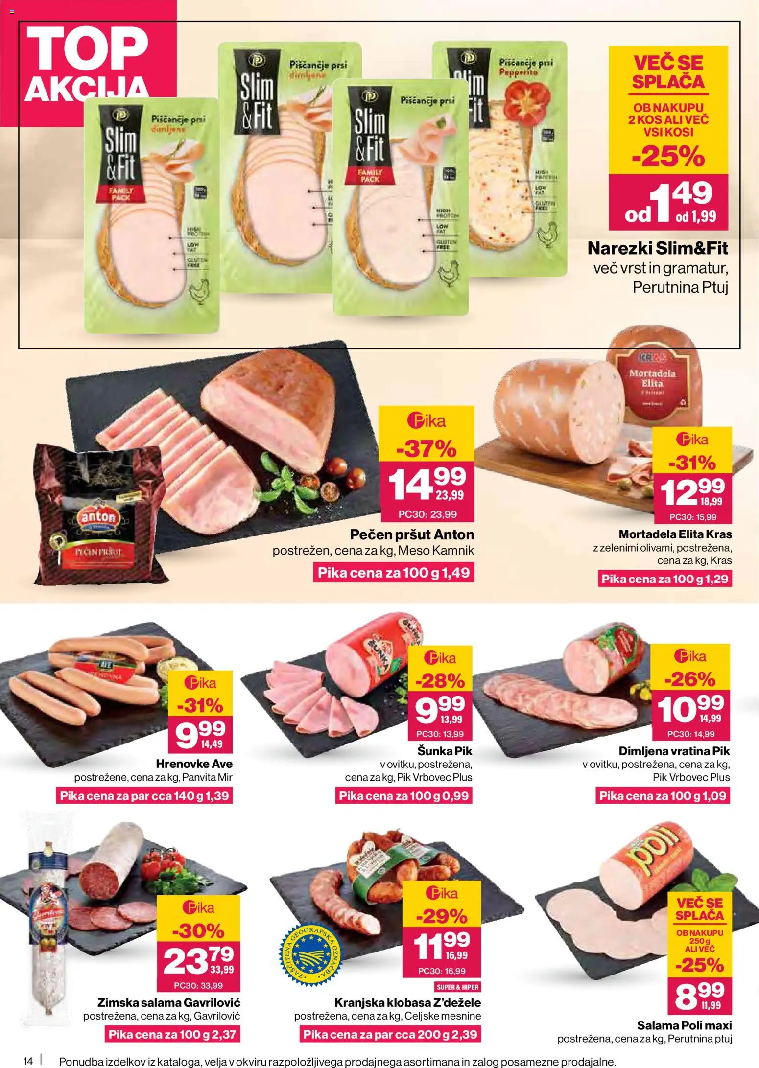 Novi Mercator katalog ponudbe – veljaven od 21.05.2026 | Stran: 14
