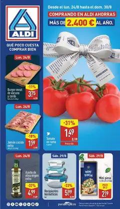 Vista previa Aldi folleto Canarias válido desde el 24/08/2026