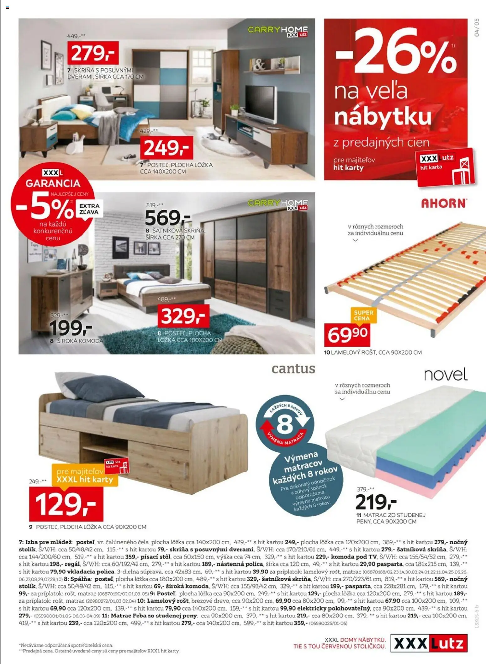 Nové XXXLutz akcie – leták je platný od 11.05.2026 | Strana: 5