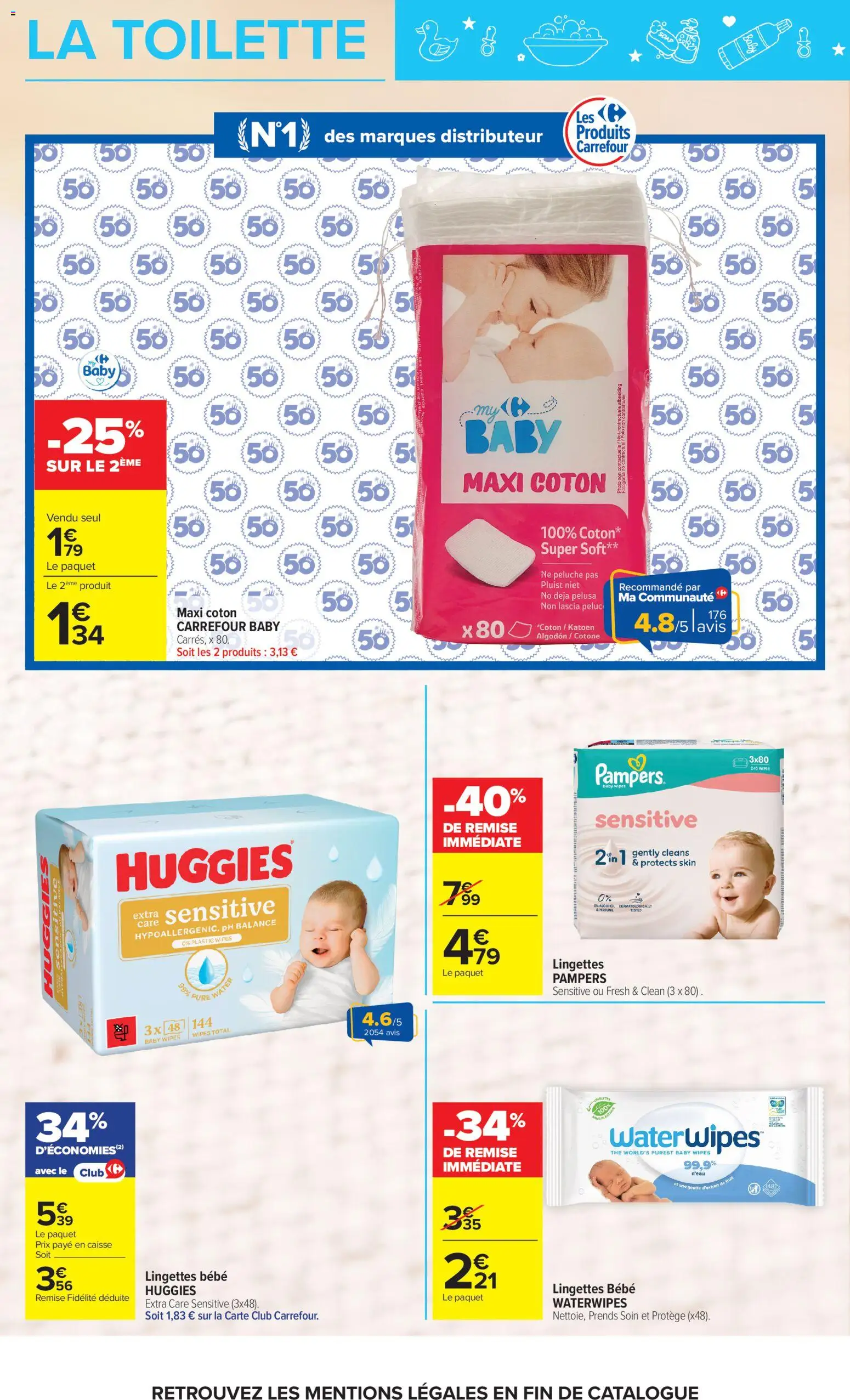 {H1} | Page: 10 | Produits: Pampers, Coton, Distributeur, Thé