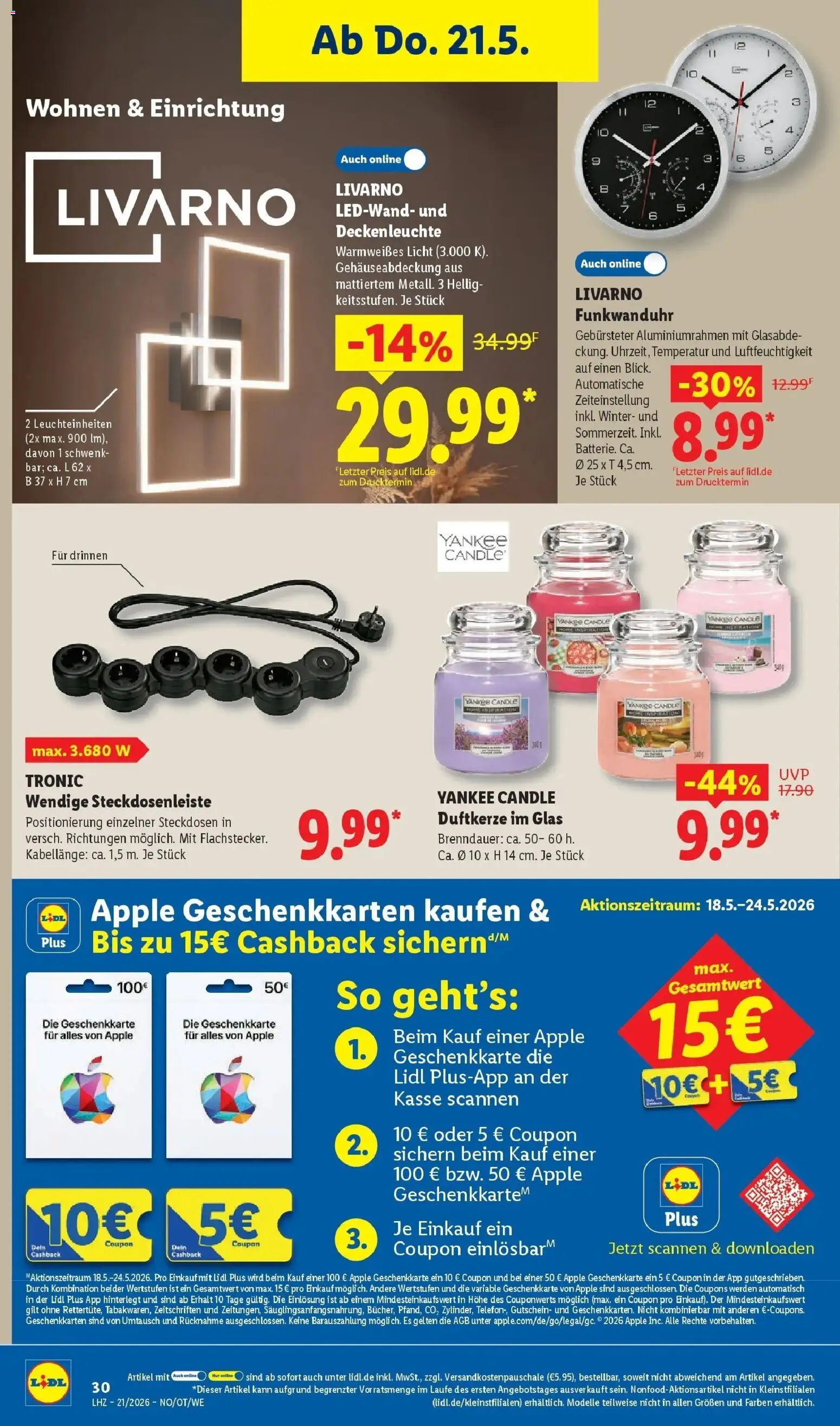 Lidl Prospekt Künzell – gültig ab 17.05.2026 | Seite: 52 | Produkte: Apple