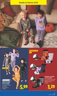 Vista previa Pijama con brillo en la oscuridad, Con efecto que brilla en la oscuridad. Tallas: 98-128 cm. 4 modelos. válido desde el 28/09/2026 | Página: 27 | Productos: Pijama, Calcetines
