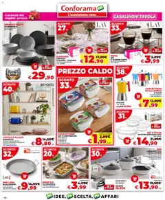 Anteprima del volantino Conforama volantino valido a partire dal 02/07/2026 | Pagina: 6 | Prodotti: Caffè, Caffettiera, Acqua, Alluminio