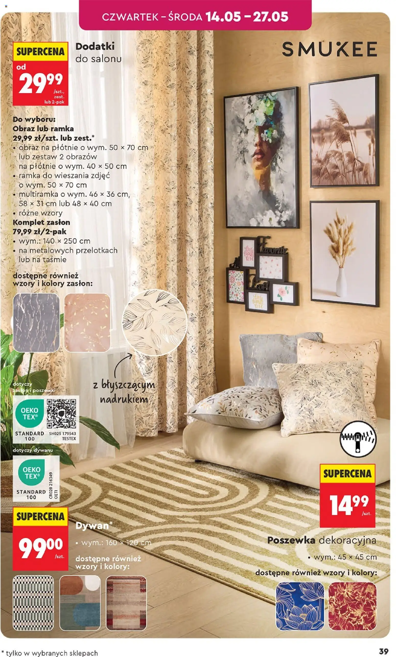 Biedronka Polsko leták - Hity i inspiracje od 09.05.2026 | Strana: 41 | Produkty: Obraz