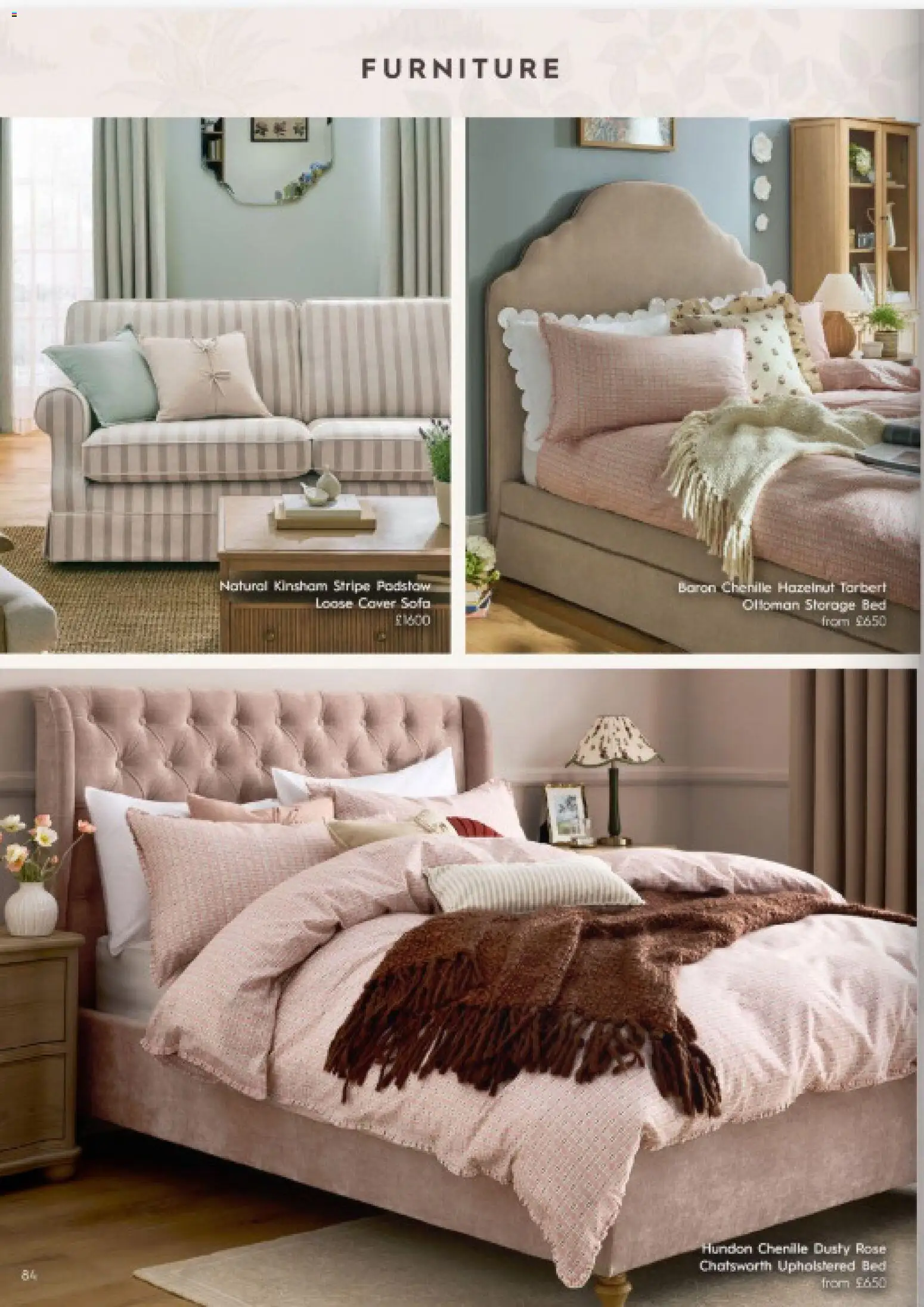 {H1} | Page: 84 | Products: Bed, Sofa