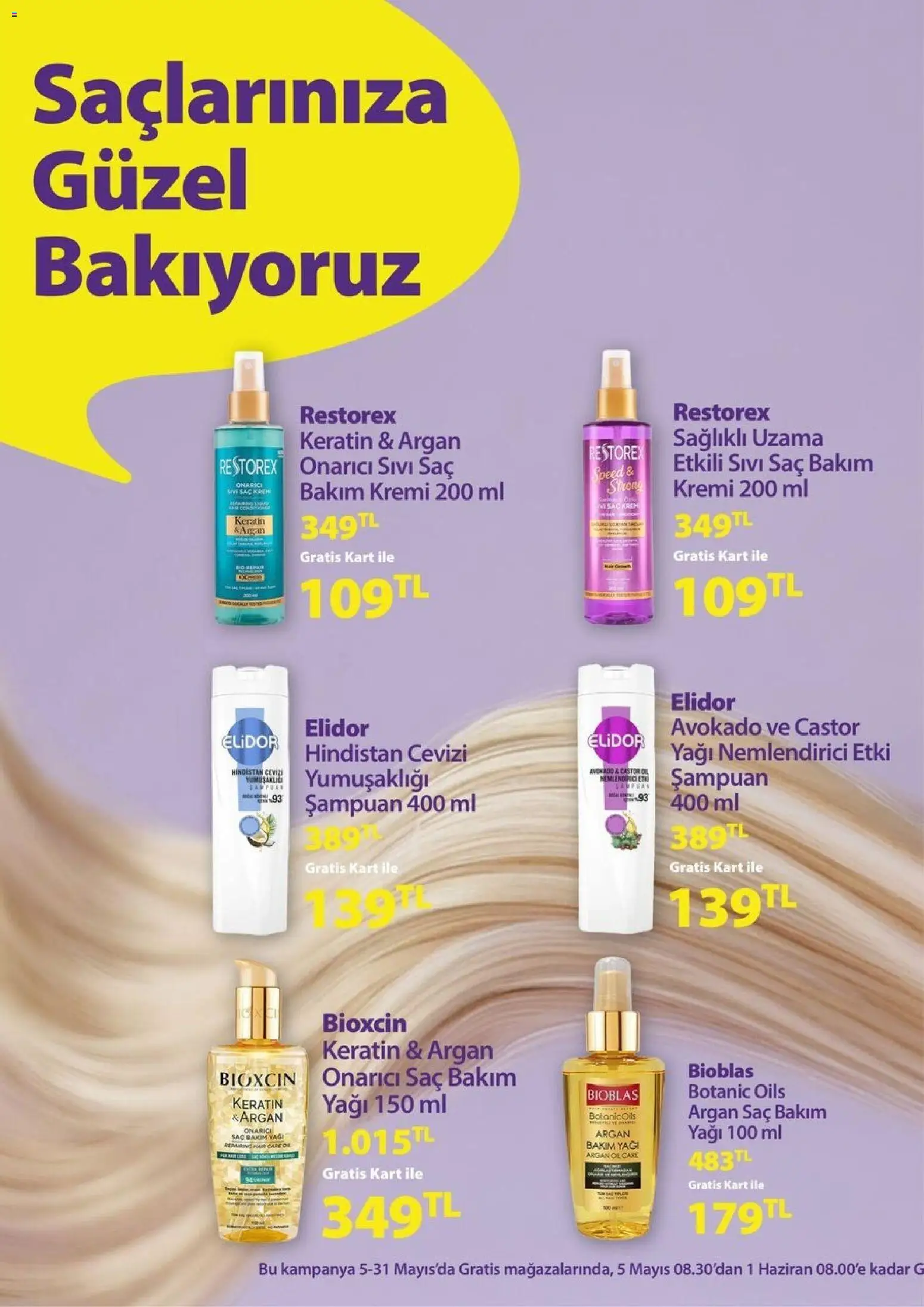 Gratis Katalog - 05.05.2026 tarihinden itibaren geçerlidir | Sayfa: 10 | Ürünler: Şampuan, Hindistan Cevizi, Avokado