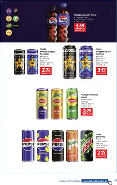 Pogląd oferty "Makro gazetka - Dystrybucja do sklepów" - ważna od 09.06.2026 | Strona: 37 | Produkty: Ice Tea, Pepsi