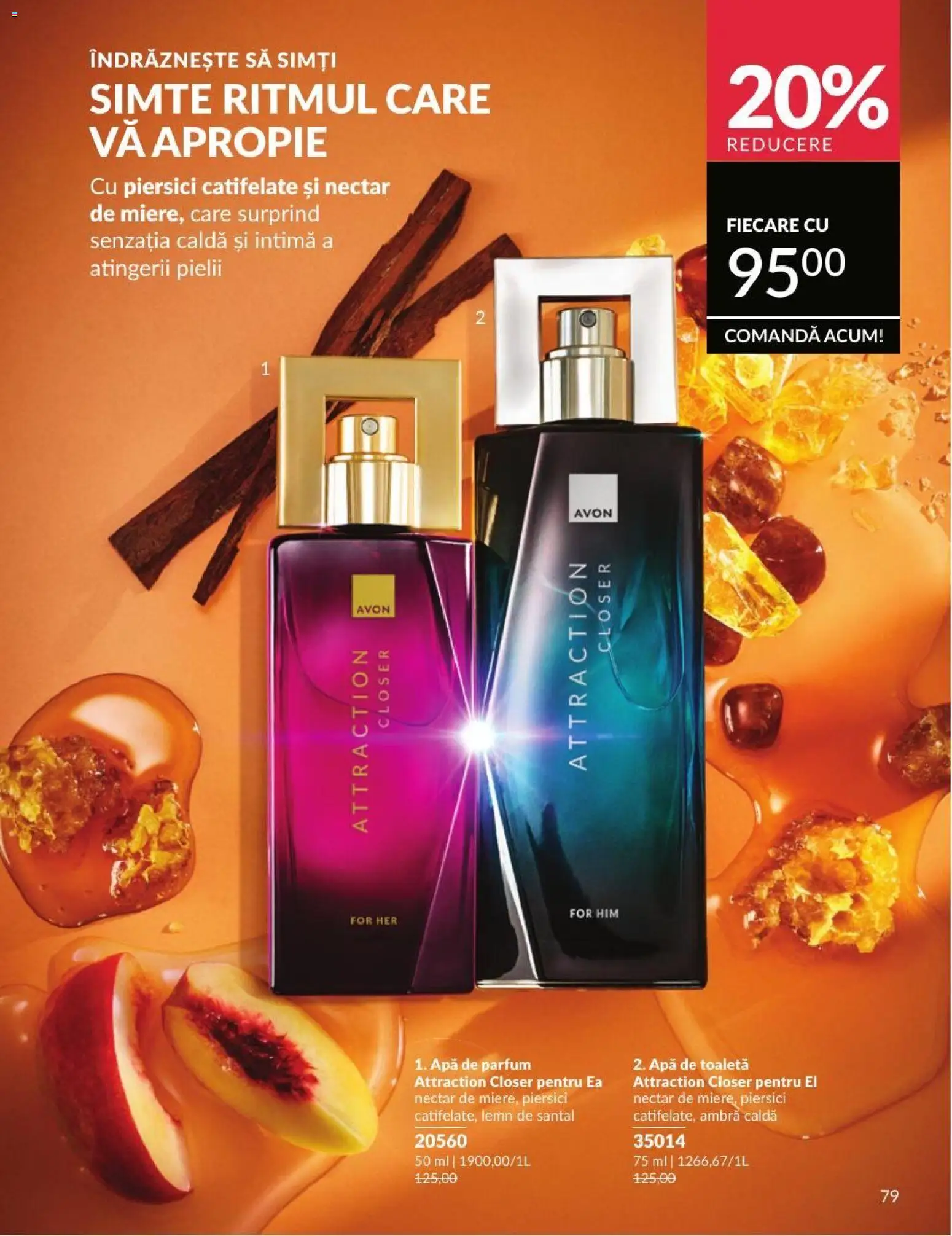 Noul catalog Avon – valabil de la 01.08.2026 | Pagină: 79 | Produse: Apă de parfum, Parfum, Apă de toaletă, Apă