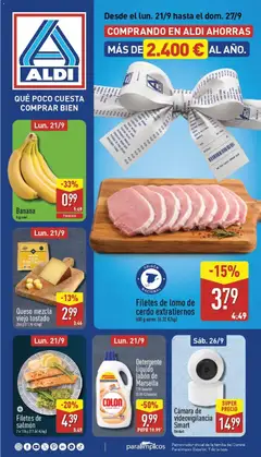 Vista previa Aldi folleto Península válido desde el 21/09/2026