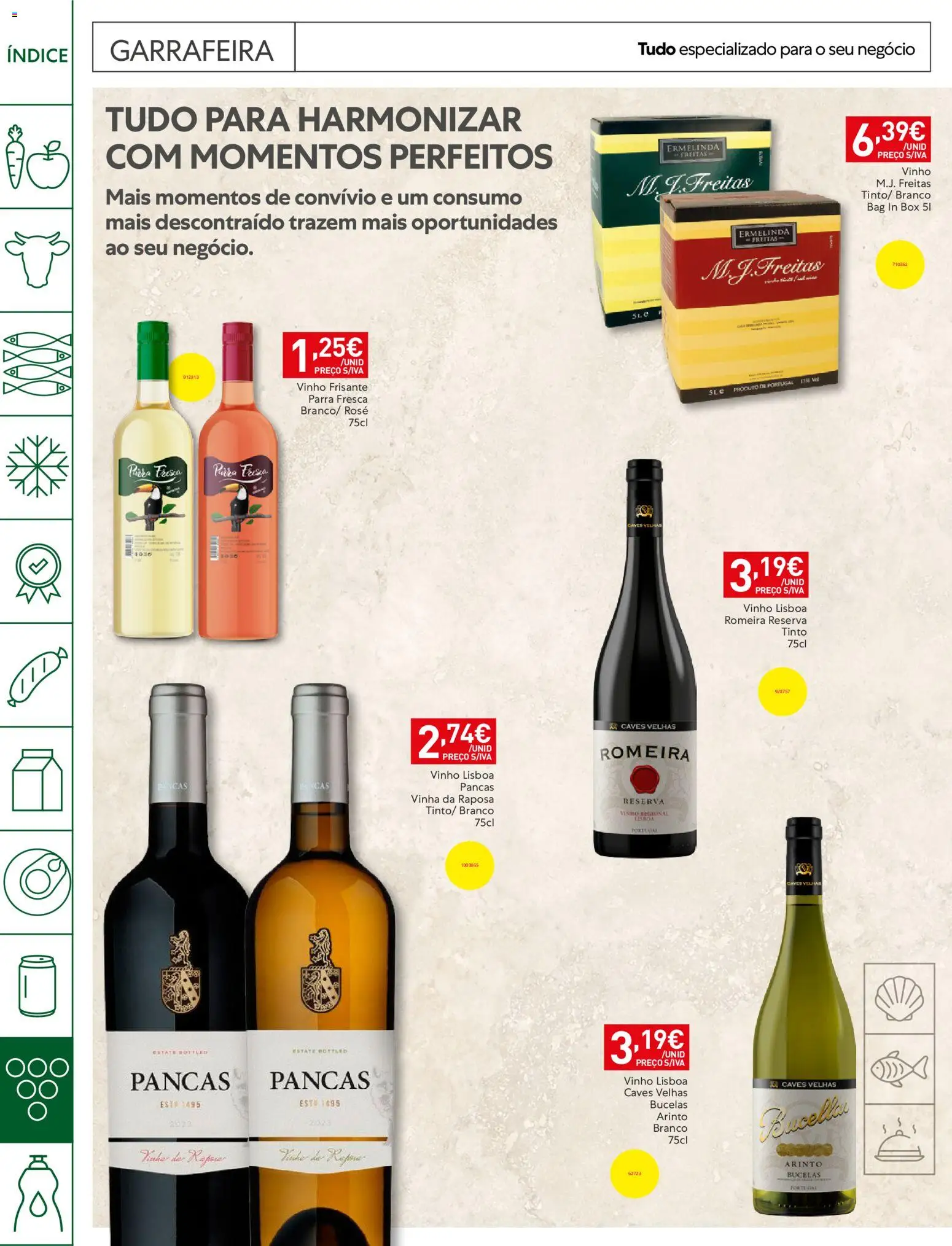 Recheio Horeca Madeira │ válido de 07/07/2026 | Página: 26 | Produtos: Pizza, Vinho