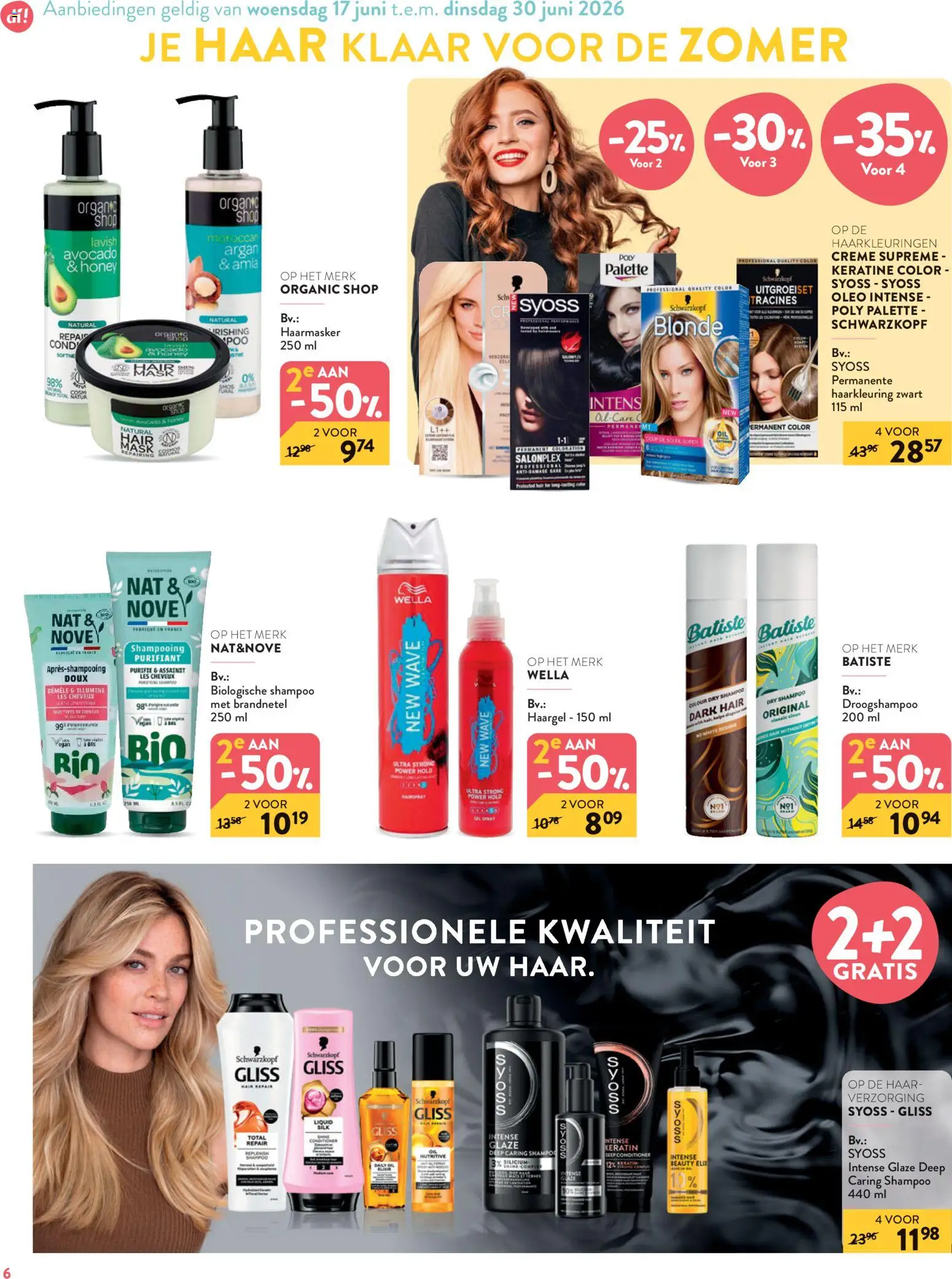 {H1} | Pagina: 6 | Producten: Avocado, Haarspray, Crème, Haargel