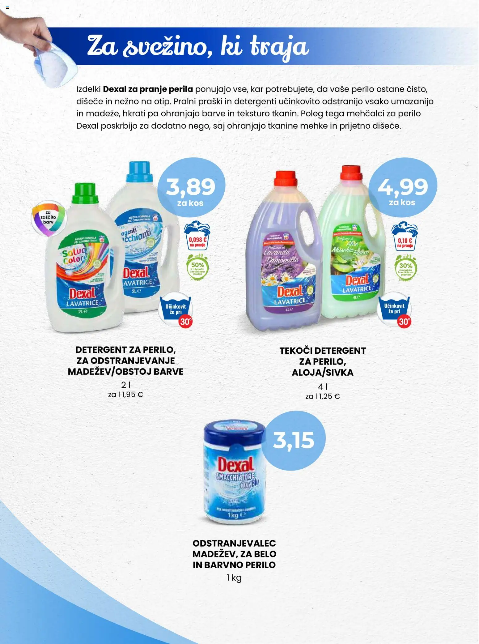 Novi Eurospin katalog ponudbe – veljaven od 26.10.2026 | Stran: 6 | Izdelki: Kos, Detergent