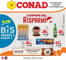 Anteprima del volantino Conad volantino Brembate di Sopra valido a partire dal 09/09/2026