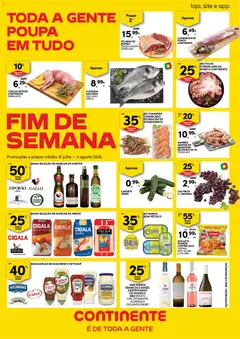 Pré-visualização Continente Fim de Semana à Continente válido de 31/07/2026