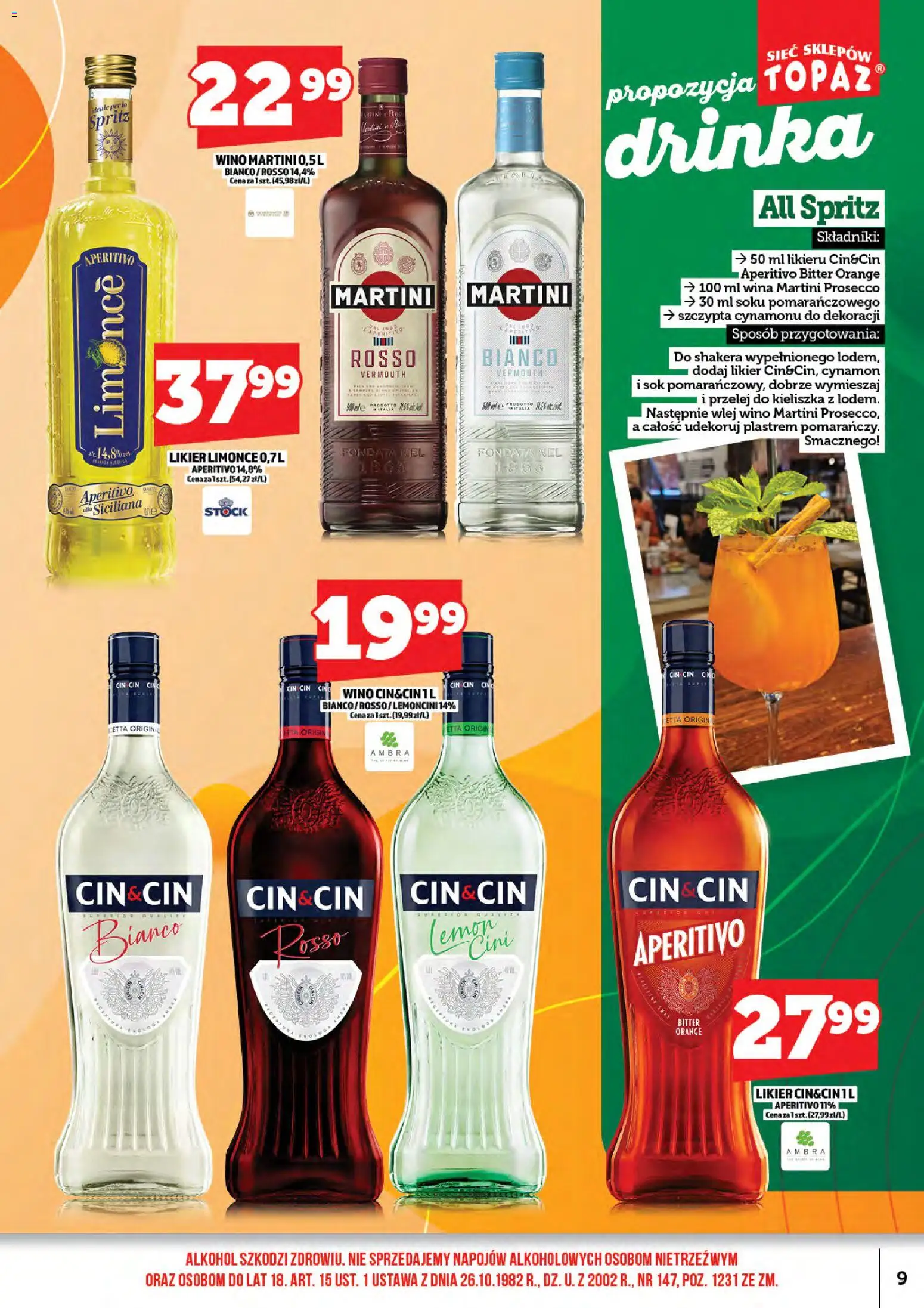 Topaz gazetka alkoholowa od 01.06.2026 | Strona: 11 | Produkty: Sok, Wino, Alkohol, Prosecco
