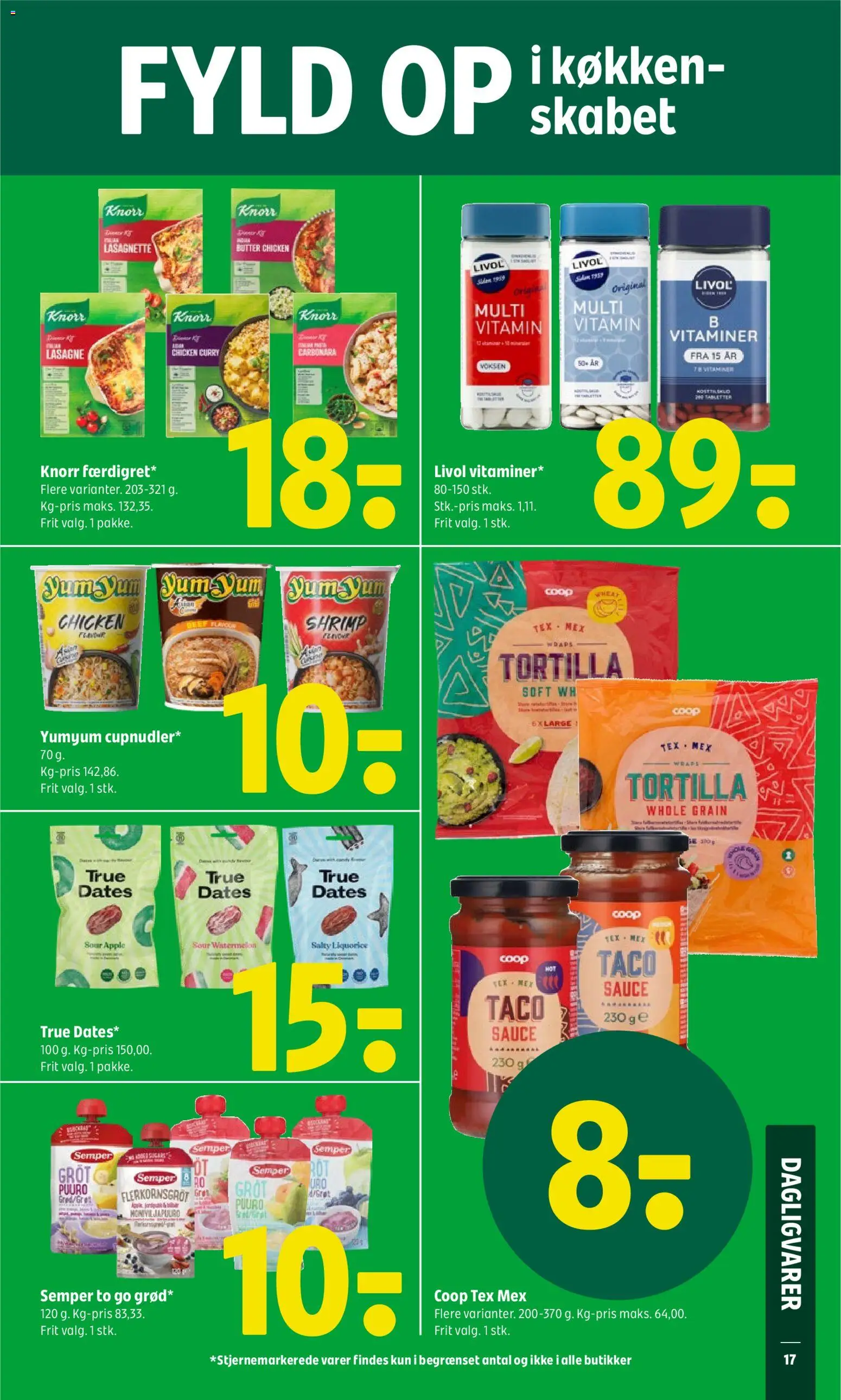 Coop 365 tilbudsavis – gyldig fra 07.05.2026 | Side: 19 | Produkter: Carpete, Taco