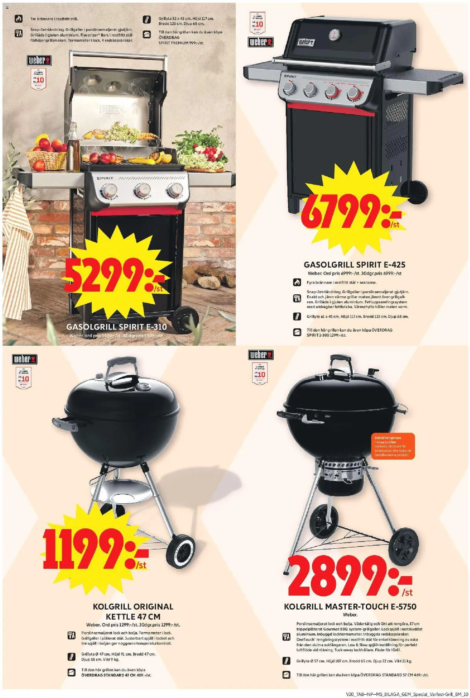 ICA Maxi reklamblad aktuell från 11.05.2026 | Sida: 26 | Produkter: Termometer, Gasolgrill, Kolgrill