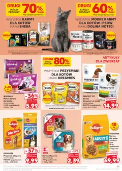 Pogląd oferty "Kaufland gazetka" - ważna od 11.06.2026 | Strona: 63 | Produkty: Pedigree, Karma dla kotów, Body, Karma dla psów