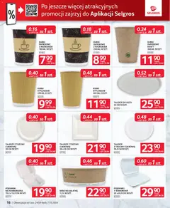 Pogląd oferty "Selgros cash&carry gazetka - Oferta dla gastronomii" - ważna od 24.09.2026 | Strona: 16 | Produkty: Talerze