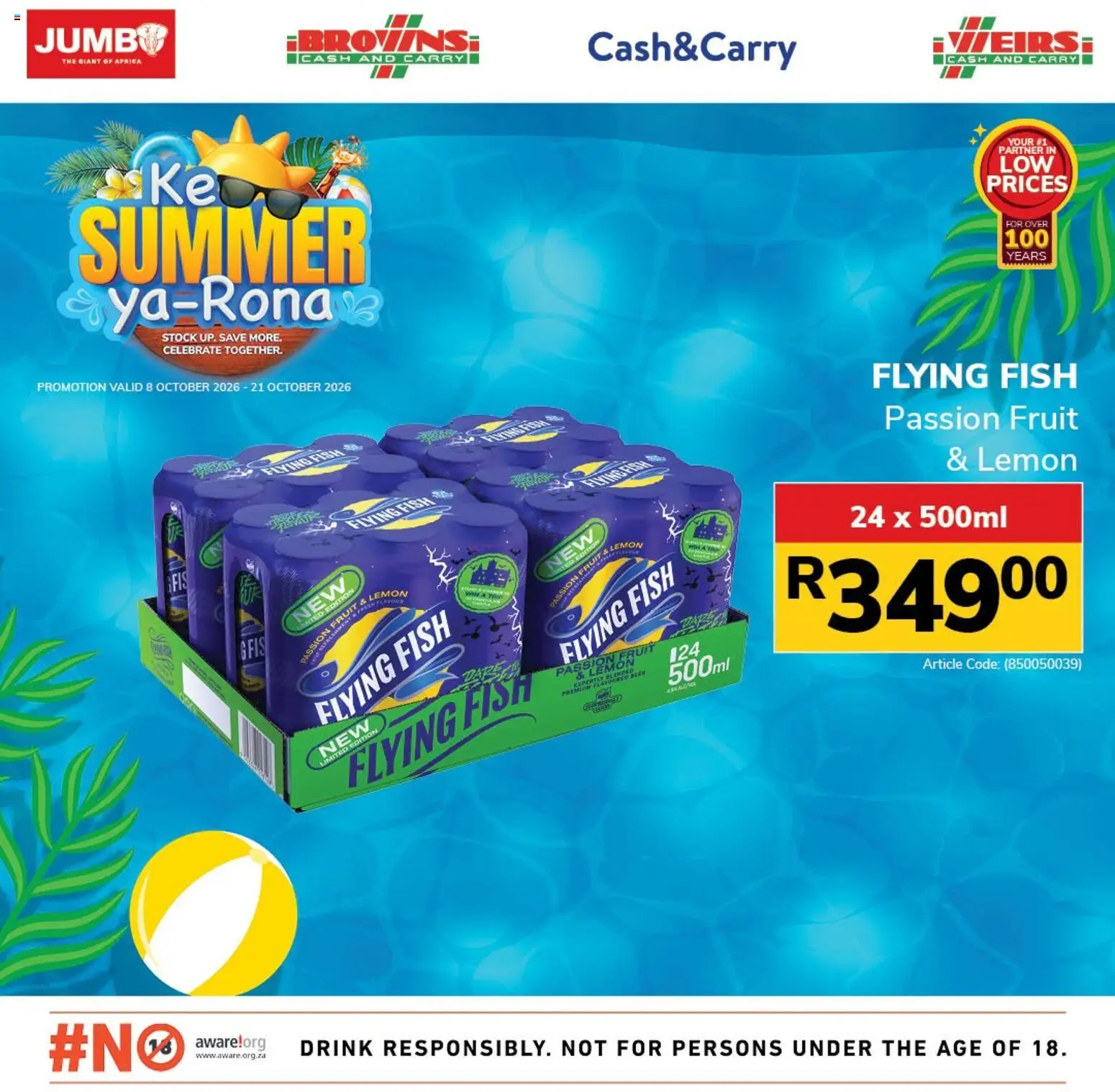 New Jumbo catalogue – valid from 08/10/2026 | Page: 8 | Products: Fish, Stock, Fruit, Lemon
