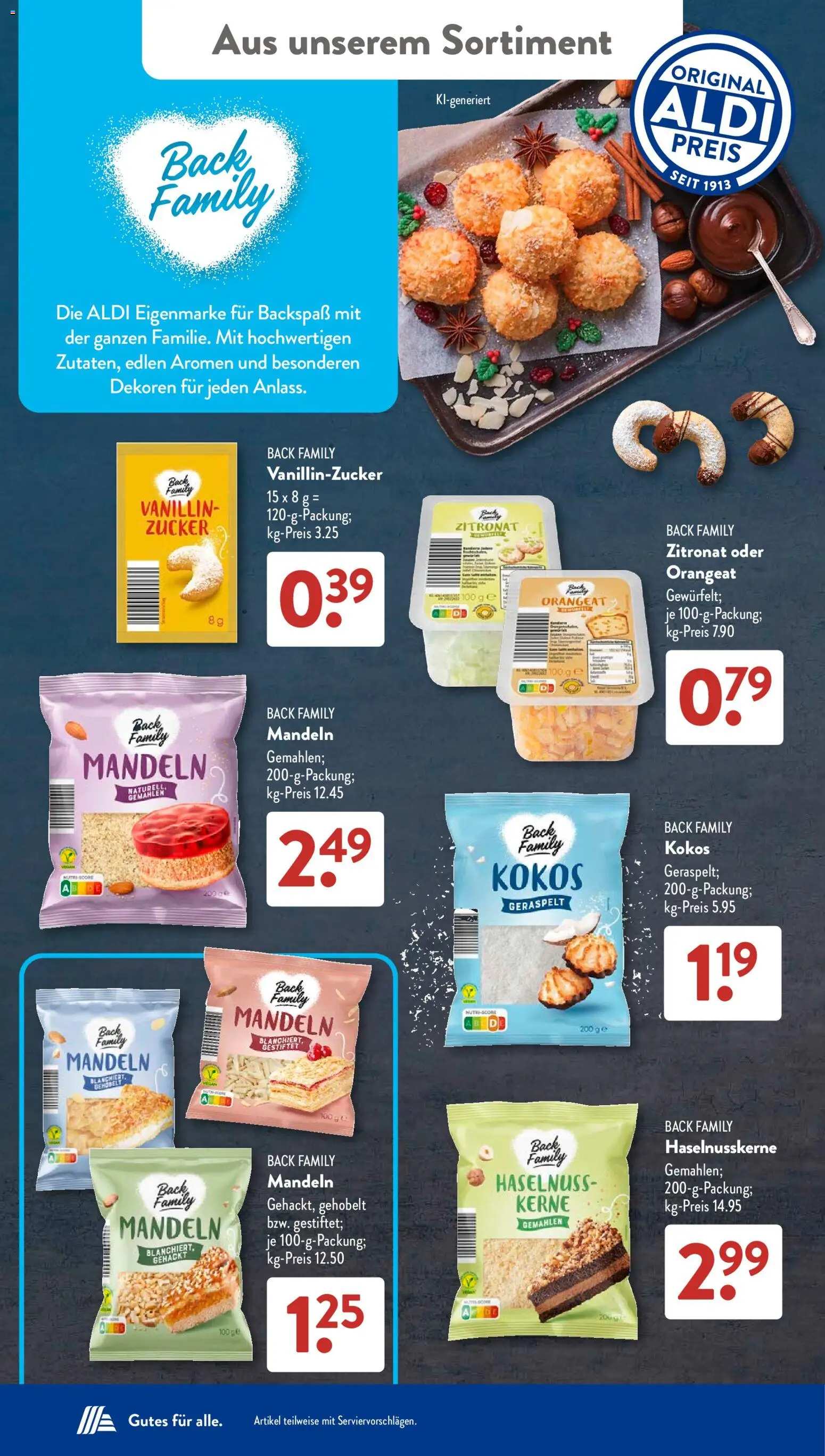 Aldi Süd Prospekt – gültig ab 02.11.2026 | Seite: 17 | Produkte: Mandeln, Zucker