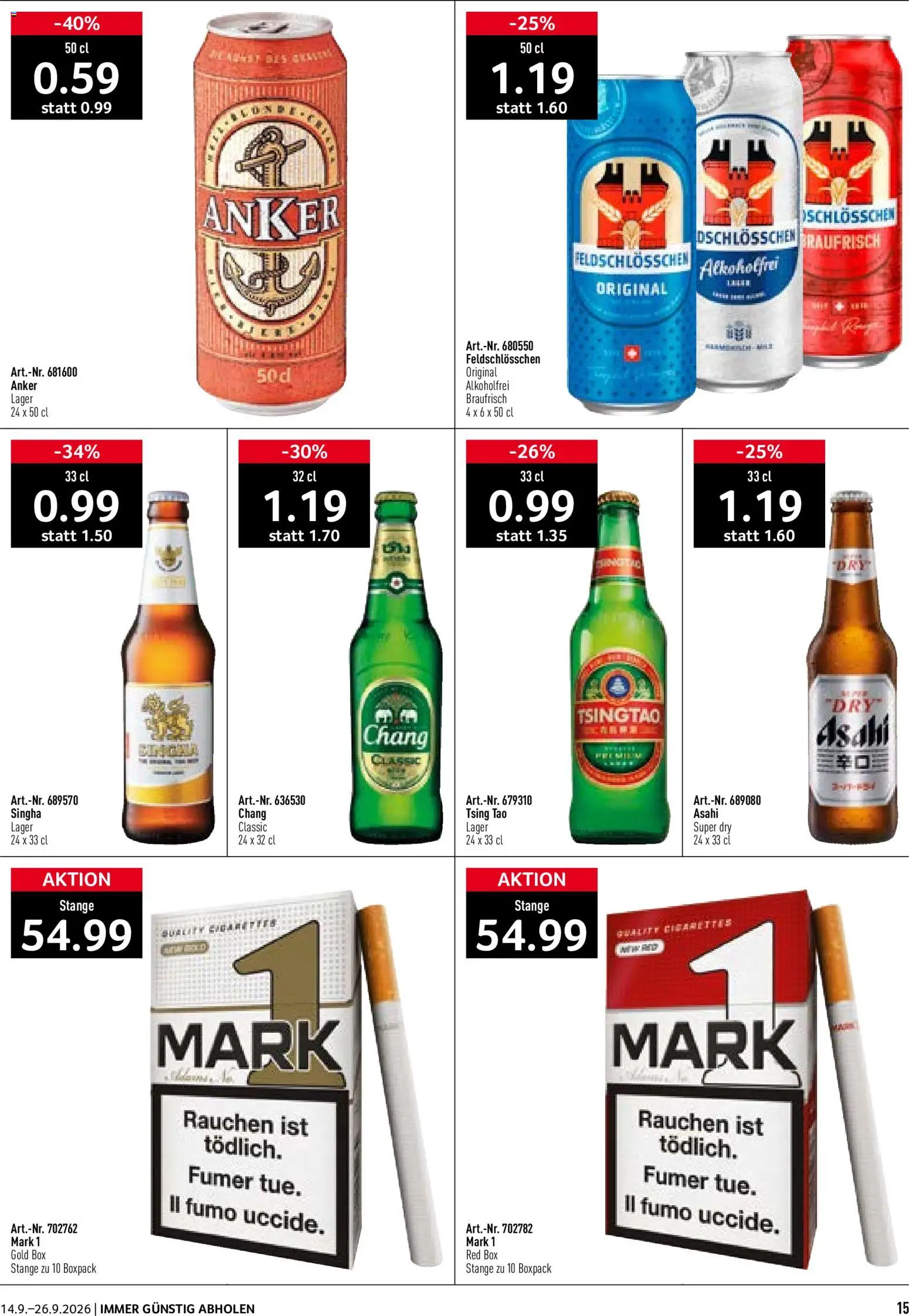 Prodega Aktionen Take Away – gültig ab 14.09.2026 | Seite: 15 | Produkte: Box