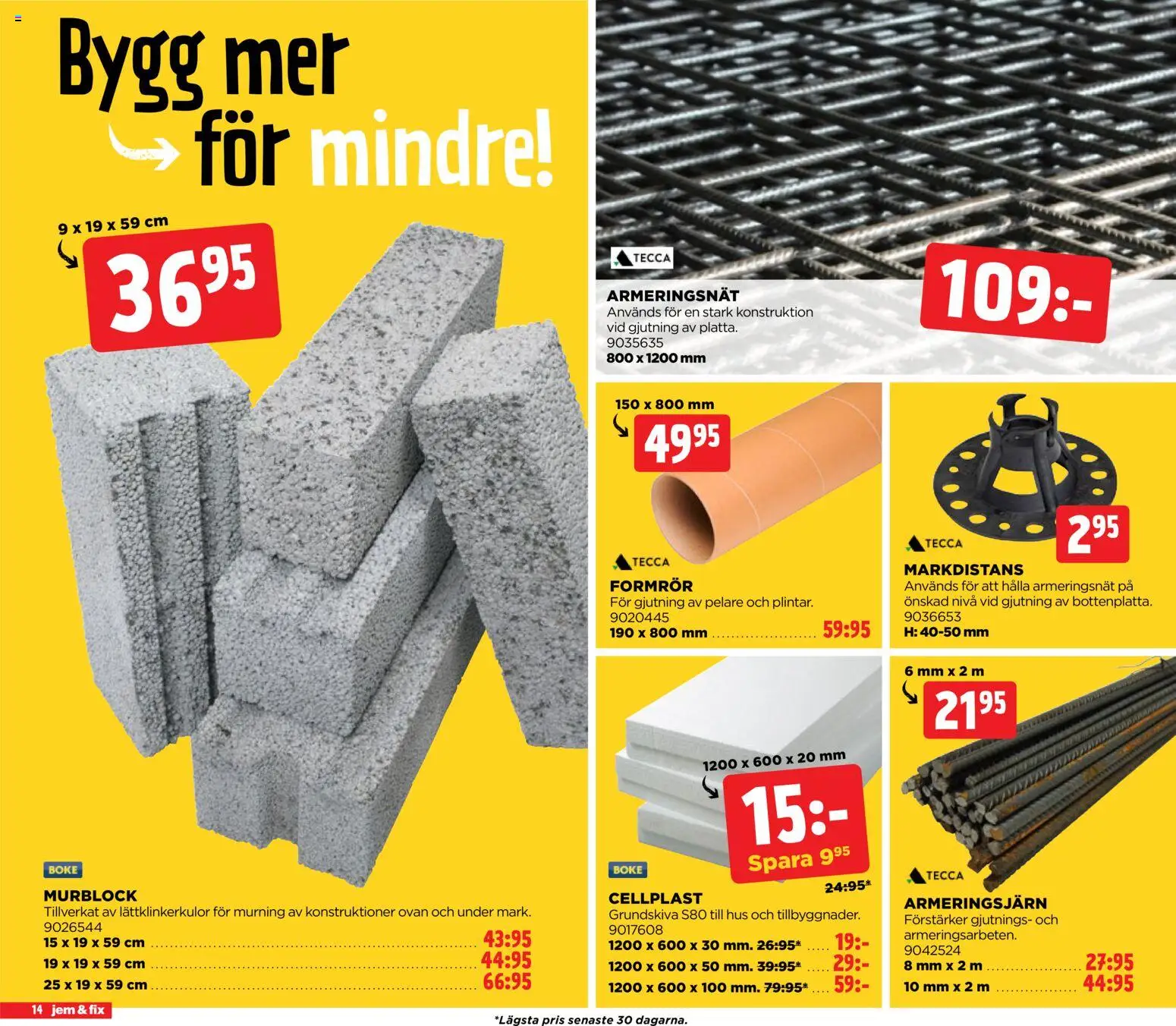Jem & Fix reklamblad aktuell från 18.05.2026 | Sida: 14