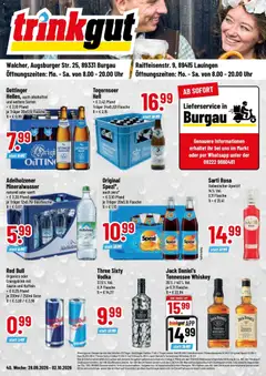 Trinkgut Prospekt Lauingen ab 28.09.2026 gültig