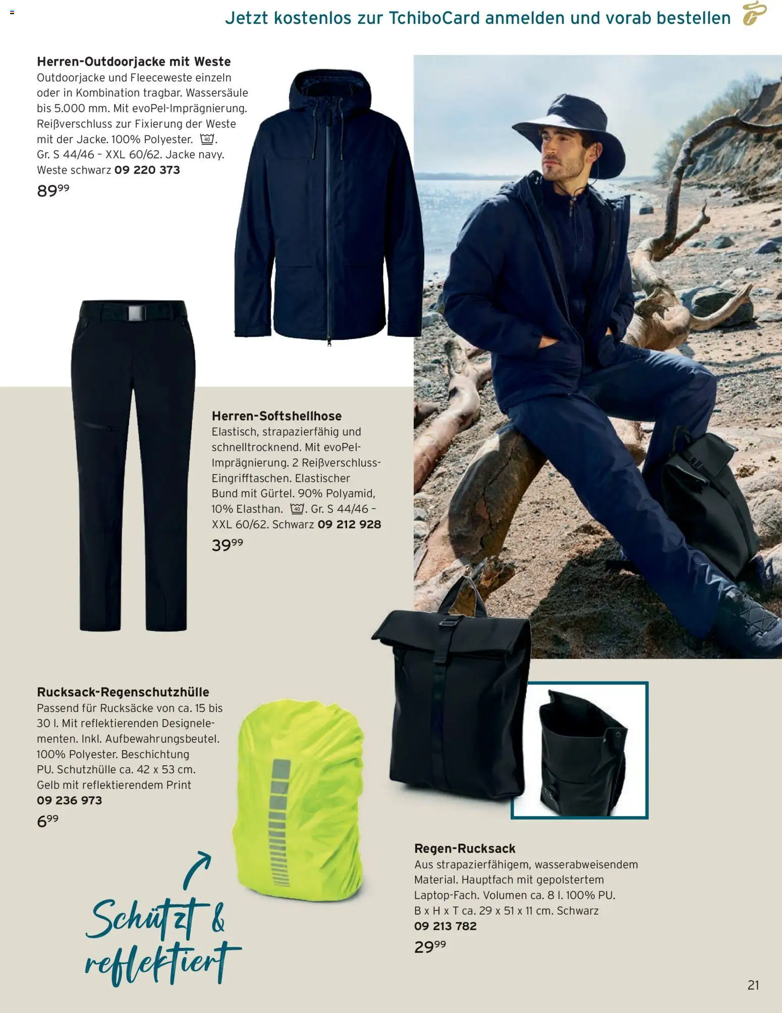 Angebote Tchibo – gültig ab 01.09.2026 | Seite: 21 | Produkte: Weste, Jacke