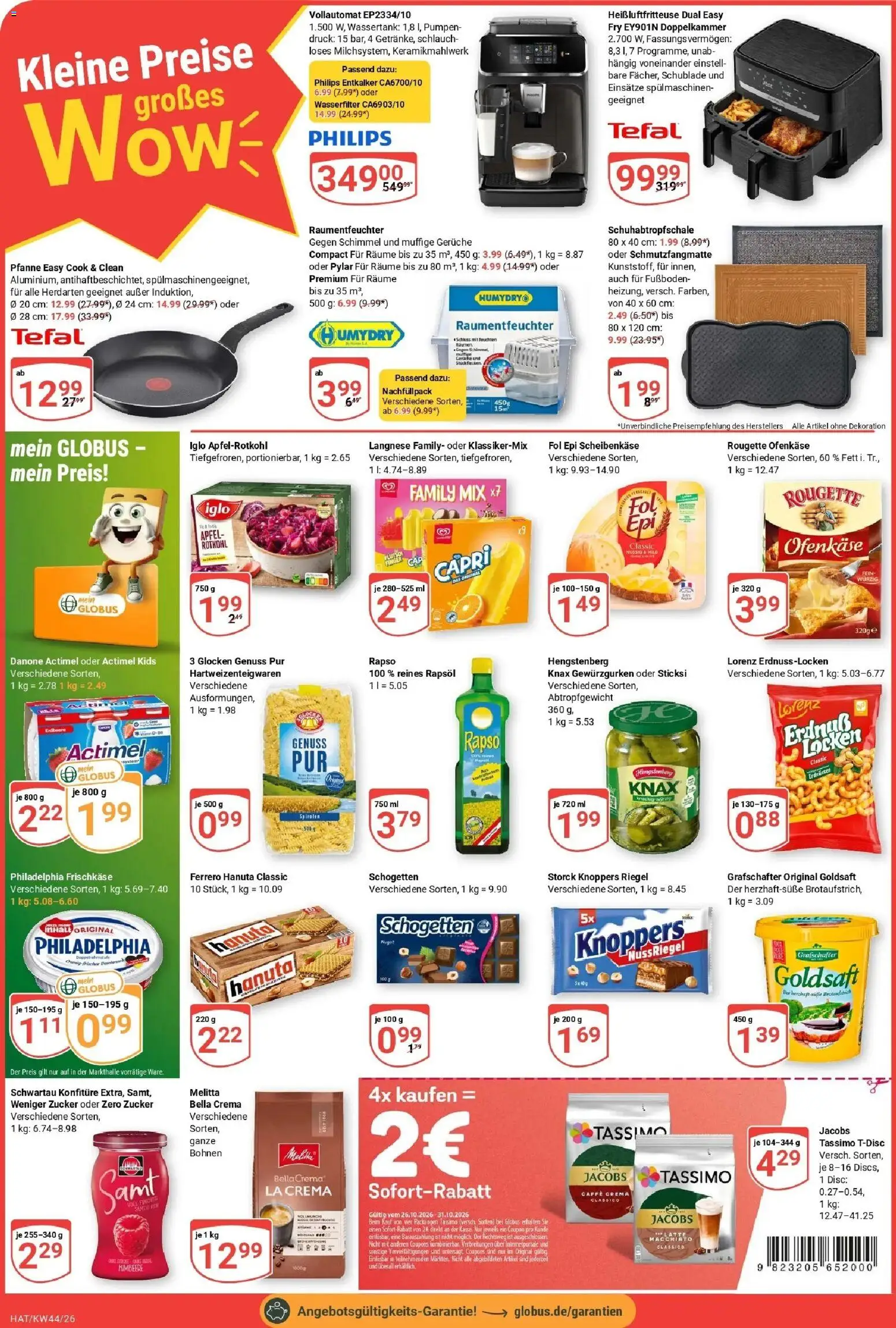 Globus Prospekt Hattersheim (ab 26.10.2026) » Angebote online | Seite: 2 | Produkte: Zucker, Schogetten, Heißluftfritteuse, Tassimo